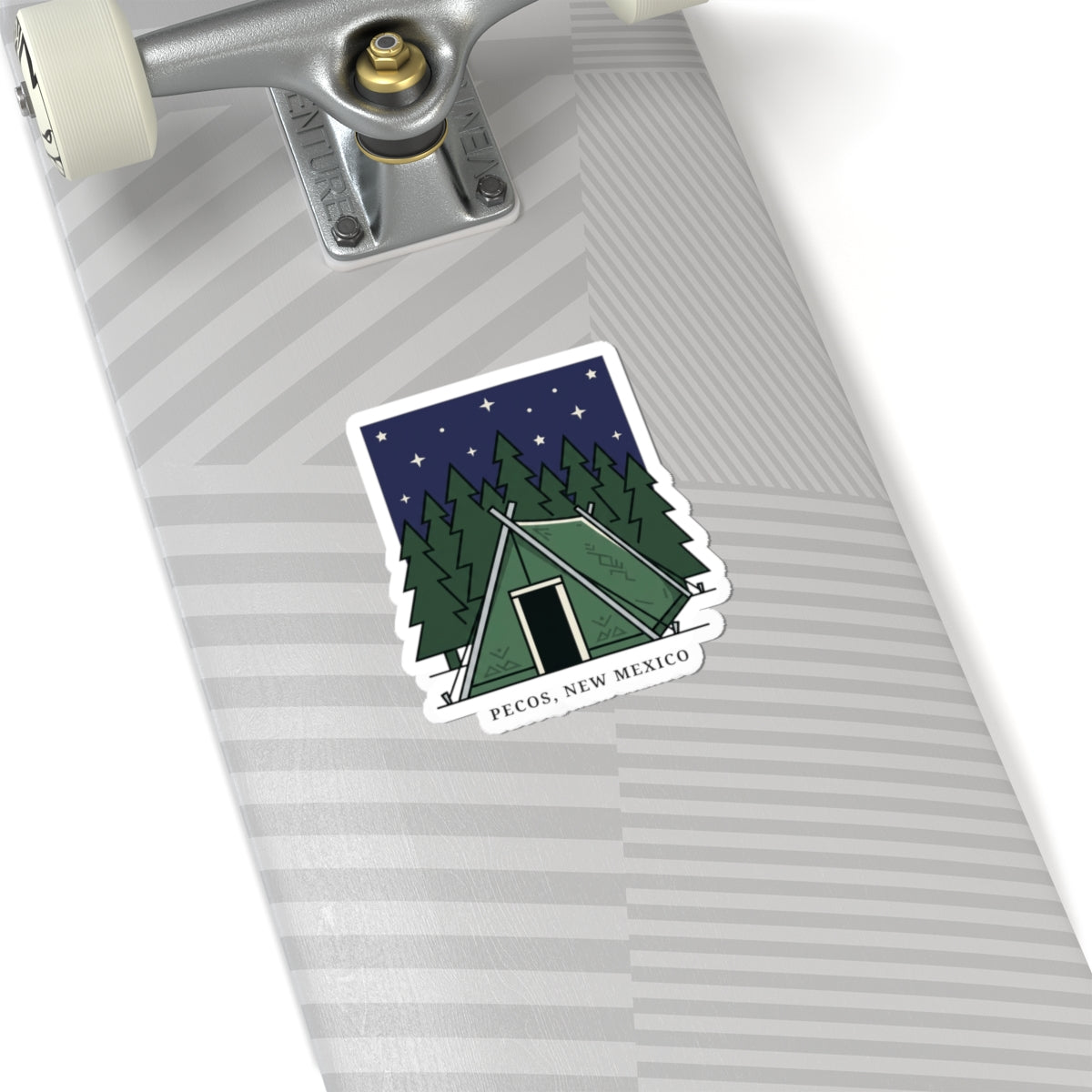 Pecos New Mexico A‑Frame Tent Sticker | Camping Vibes, Teacher Wedding Sticker