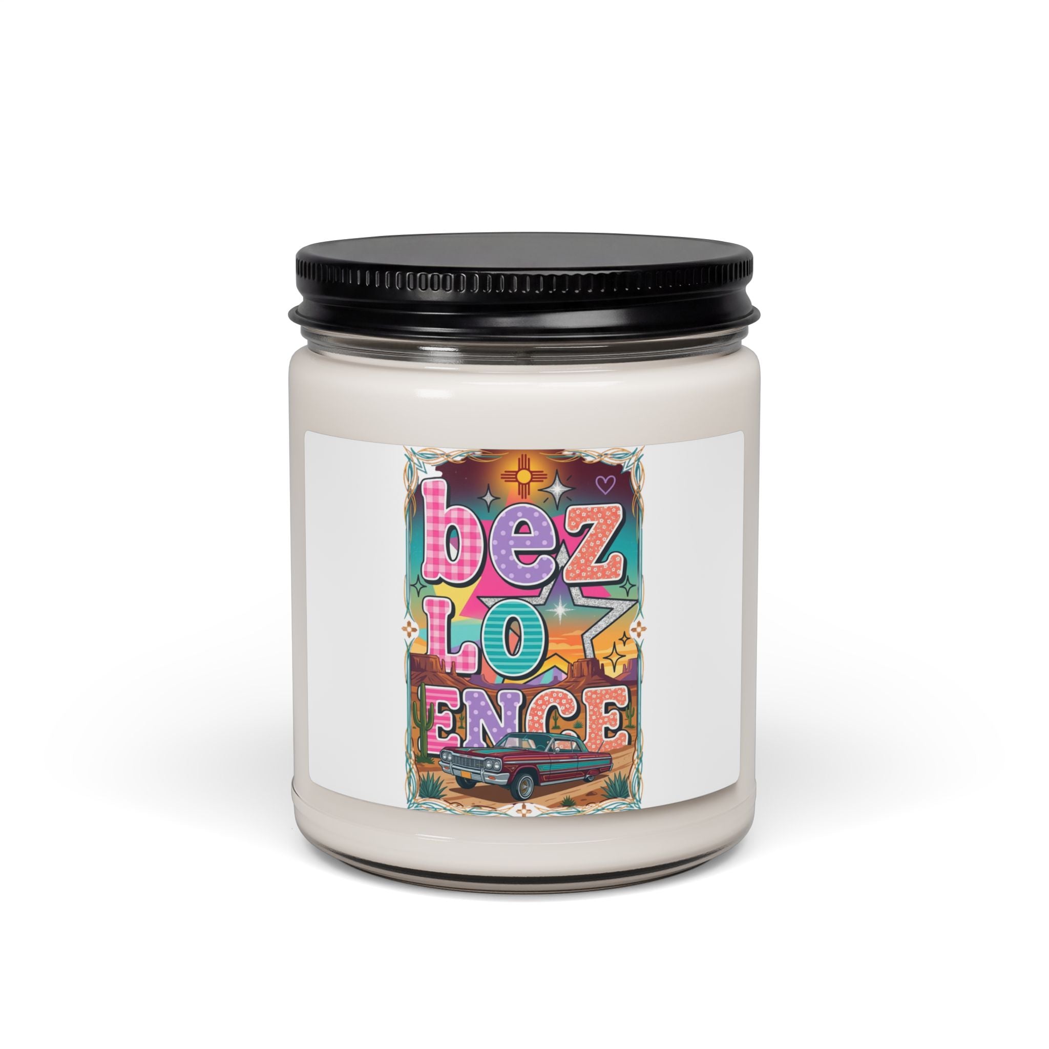 BeezLove Soy Candle — Colorful Scripture & Faith Collection