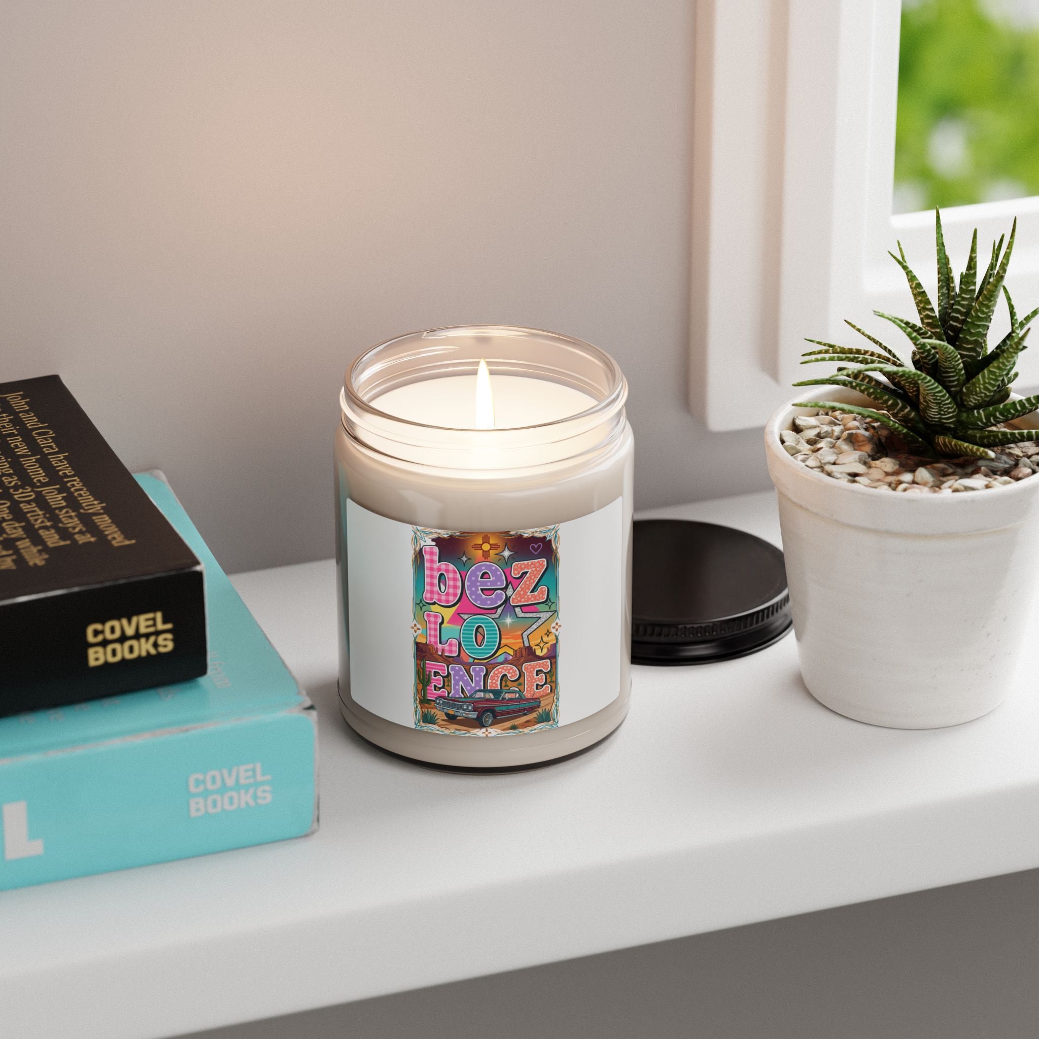 BeezLove Soy Candle — Colorful Scripture & Faith Collection