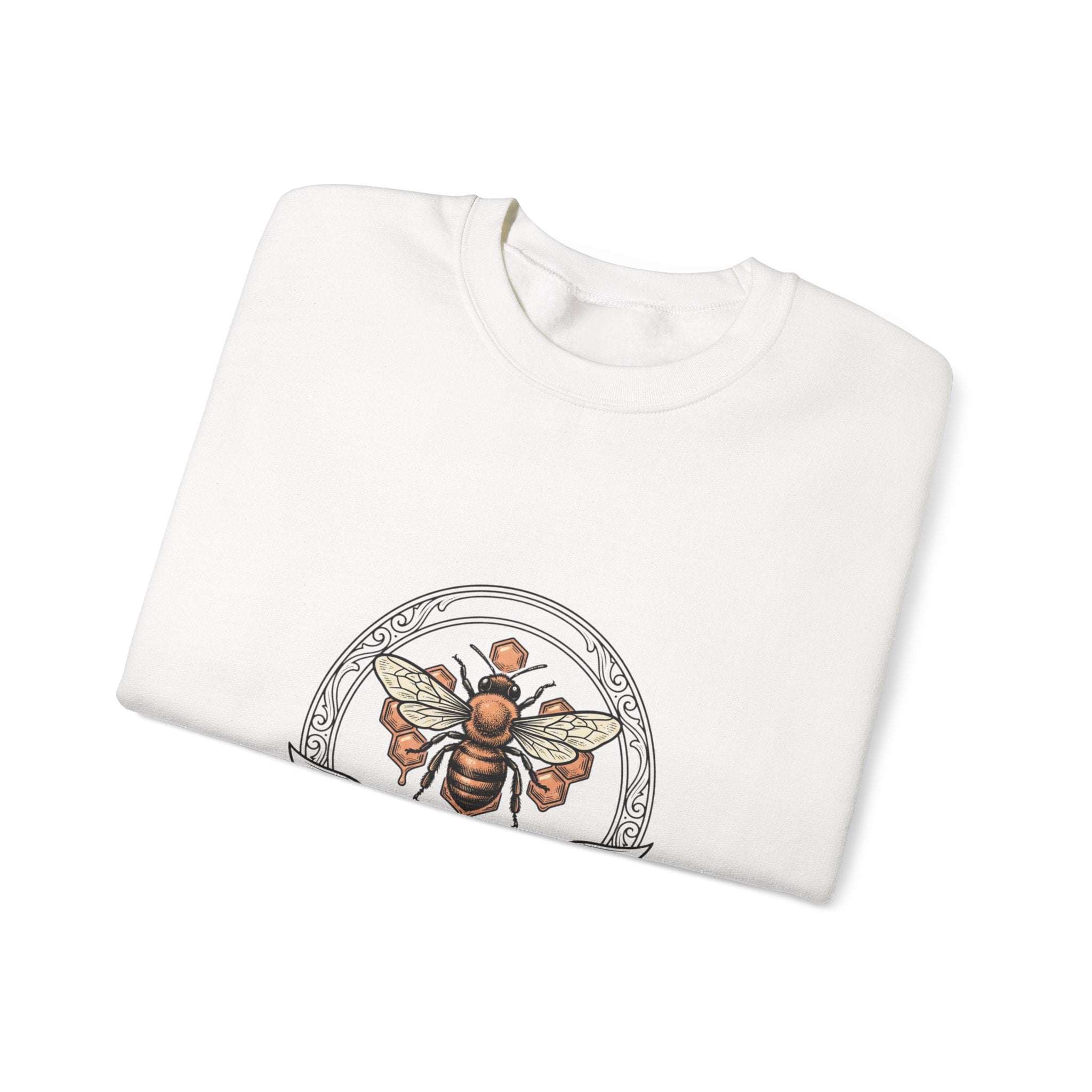 Bee Illustration Crewneck Sweatshirt | Birth Flower, Botanical Birth Month