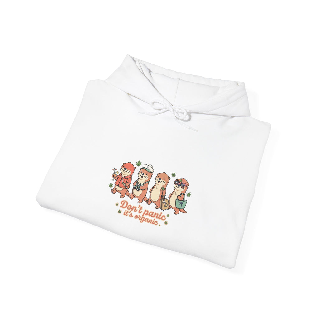 Tropical Otter Crew Illustration Hoodie | Cruise Vacation Shirt, Nautical Vacation Tees
