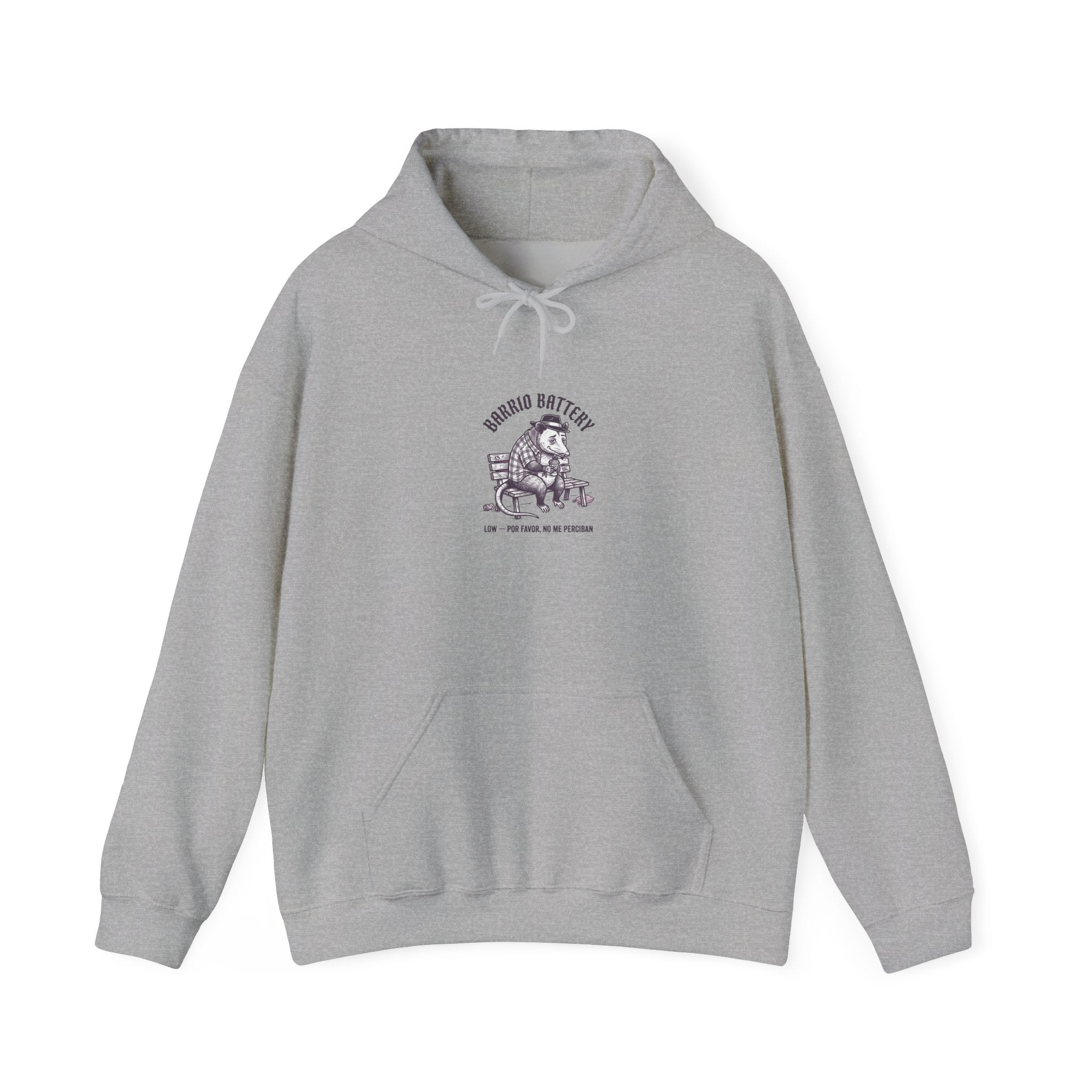 Anxious Animal Cartoon, Hooded Sweatshirt | Cute Anxiety Humor
