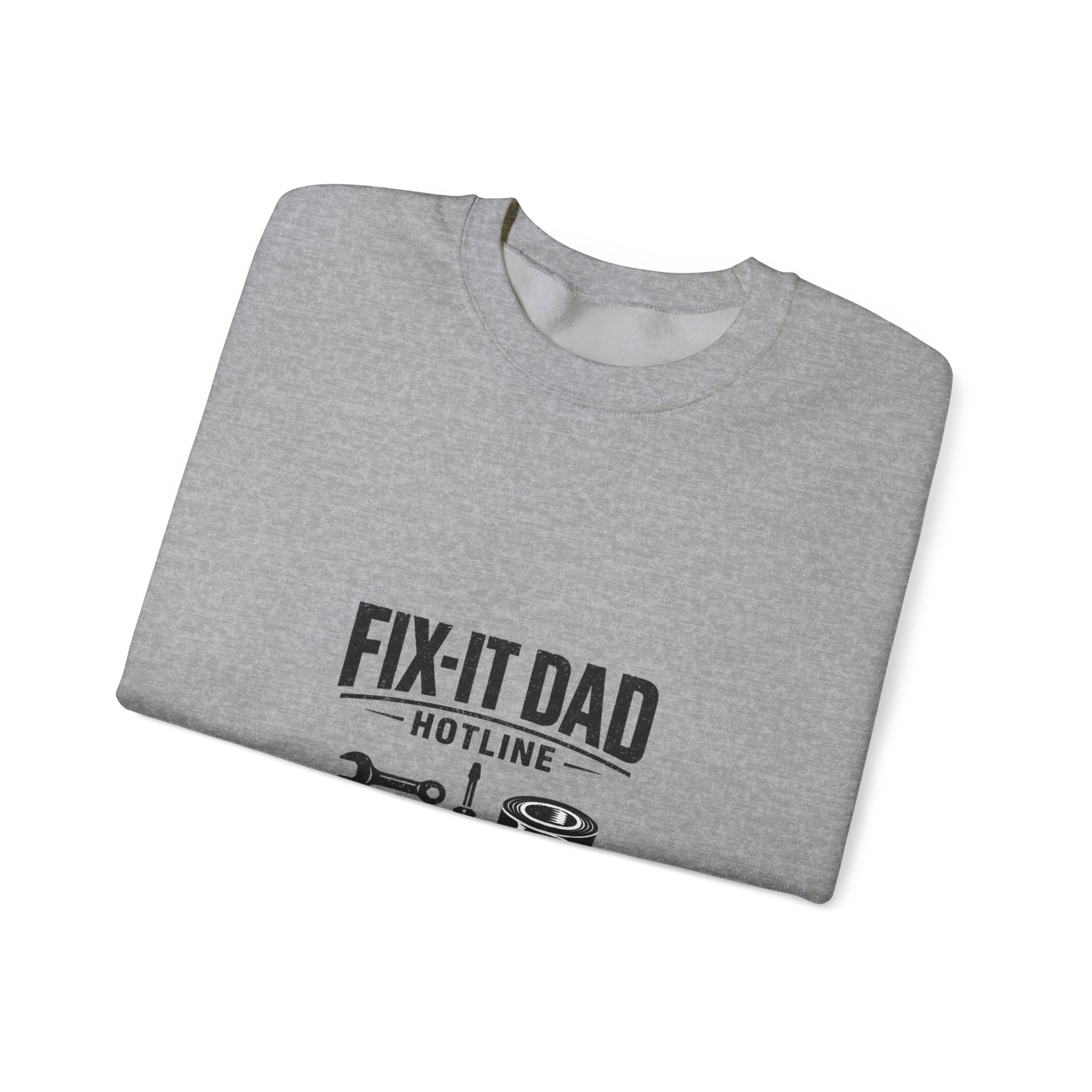 Fix-It Dad Hotline Sweatshirt | Dad Identity, Vintage Typography