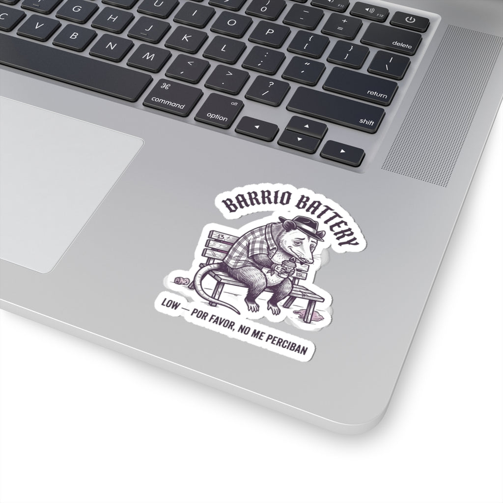 Anxious Armadillo Illustration Kiss-Cut Stickers | Anxious Animal Humor, Cute Anxiety