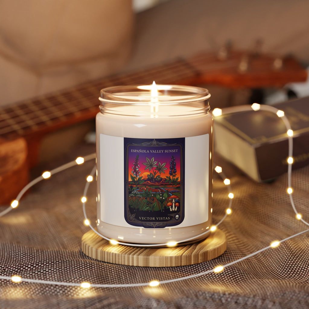 All Plants Are Edible Candle | Scented Soy Candle, Botanical Illustration