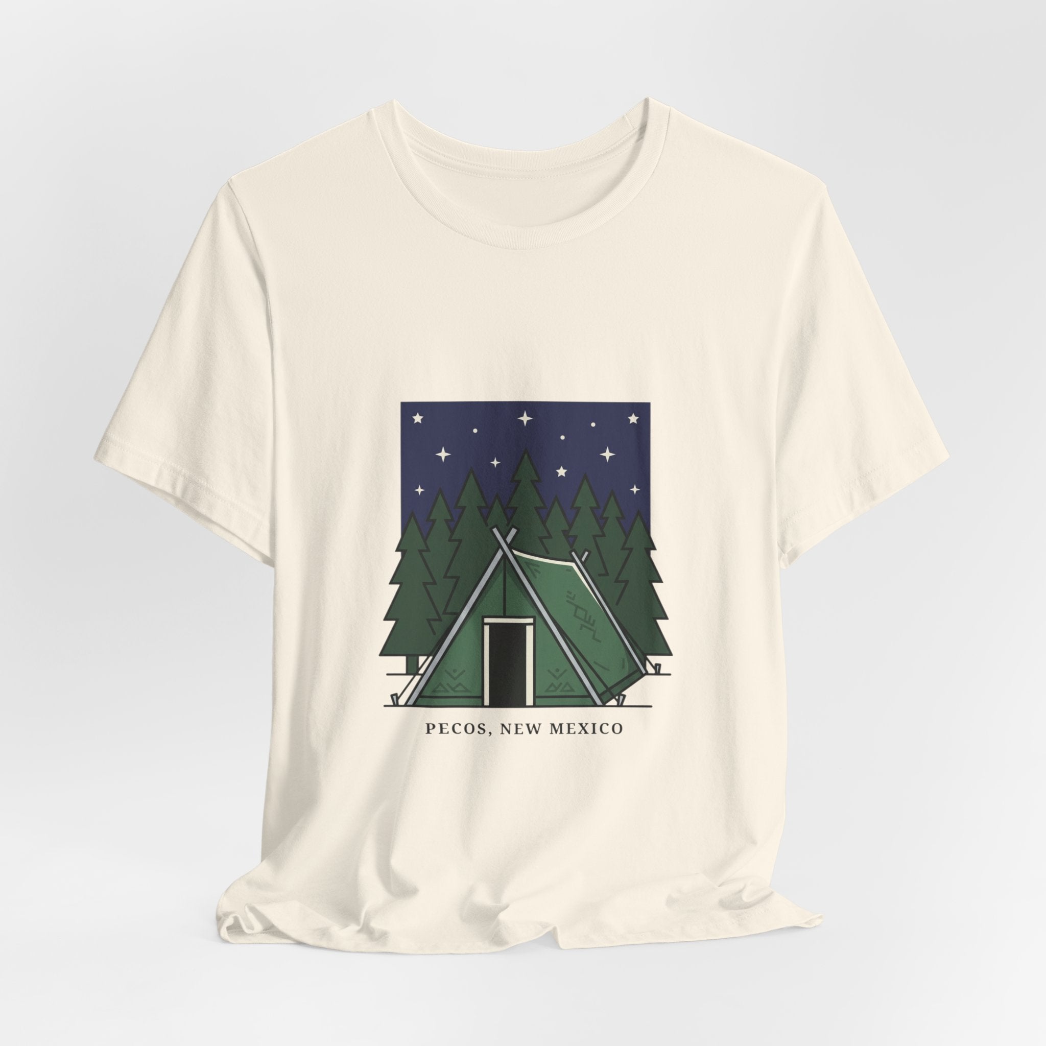 Camping Tent Illustration Tee | Teacher Wedding, School Community