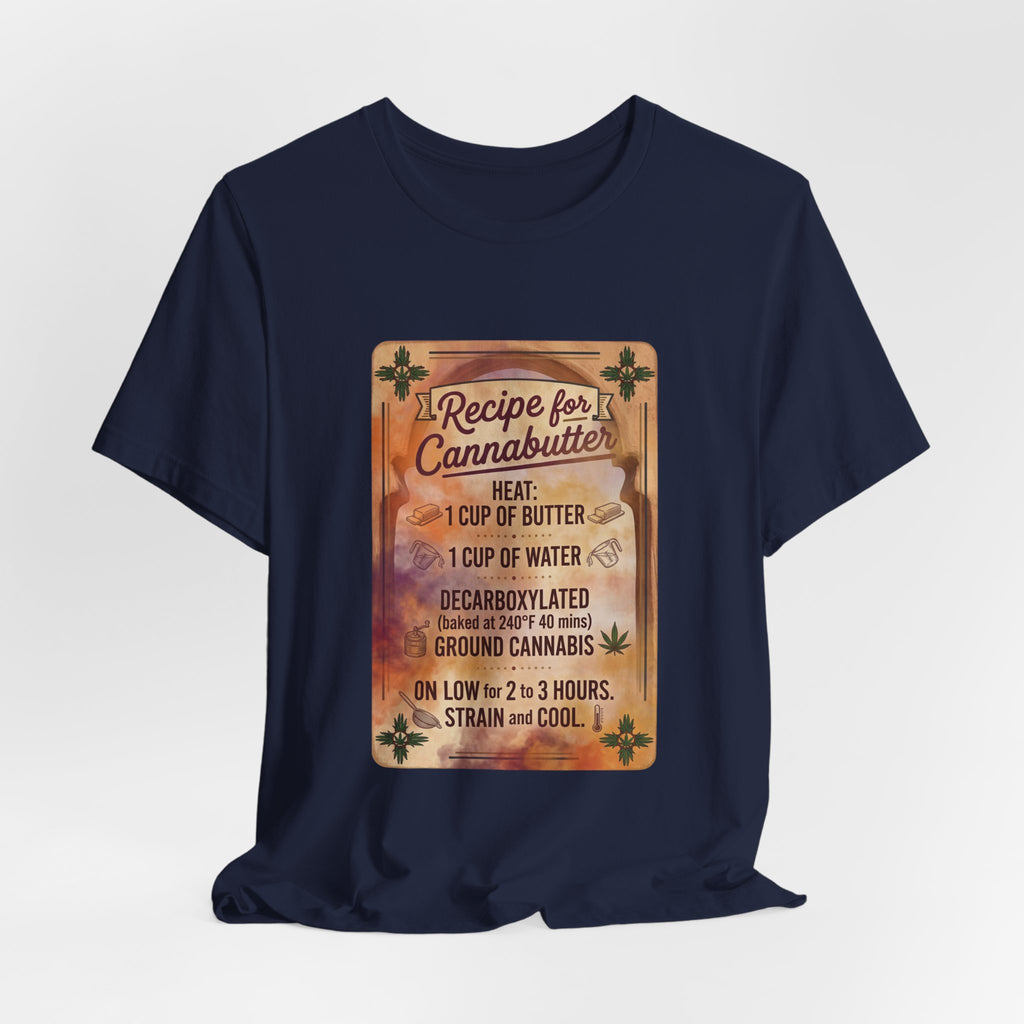 Cannabutter Recipe Tee | Retro Kitchen Herb Graphic, Vintage Apothecary Style