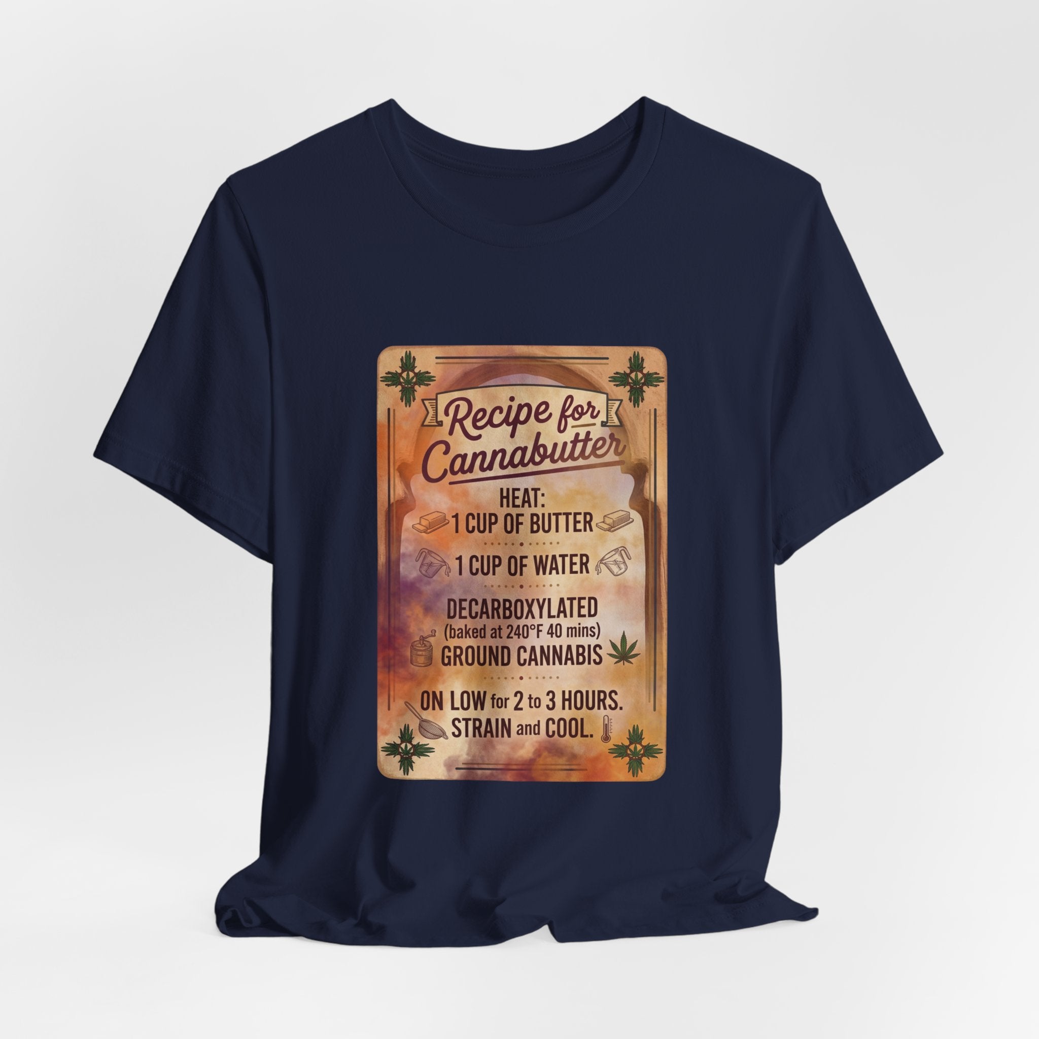 Cannabutter Recipe Tee | Retro Kitchen Herb Graphic, Vintage Apothecary Style