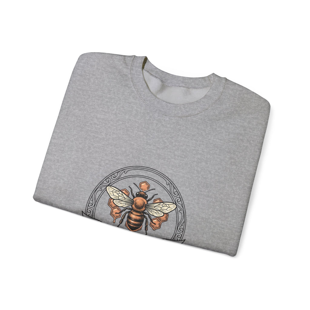 Bee Illustration Crewneck Sweatshirt | Birth Flower, Botanical Birth Month