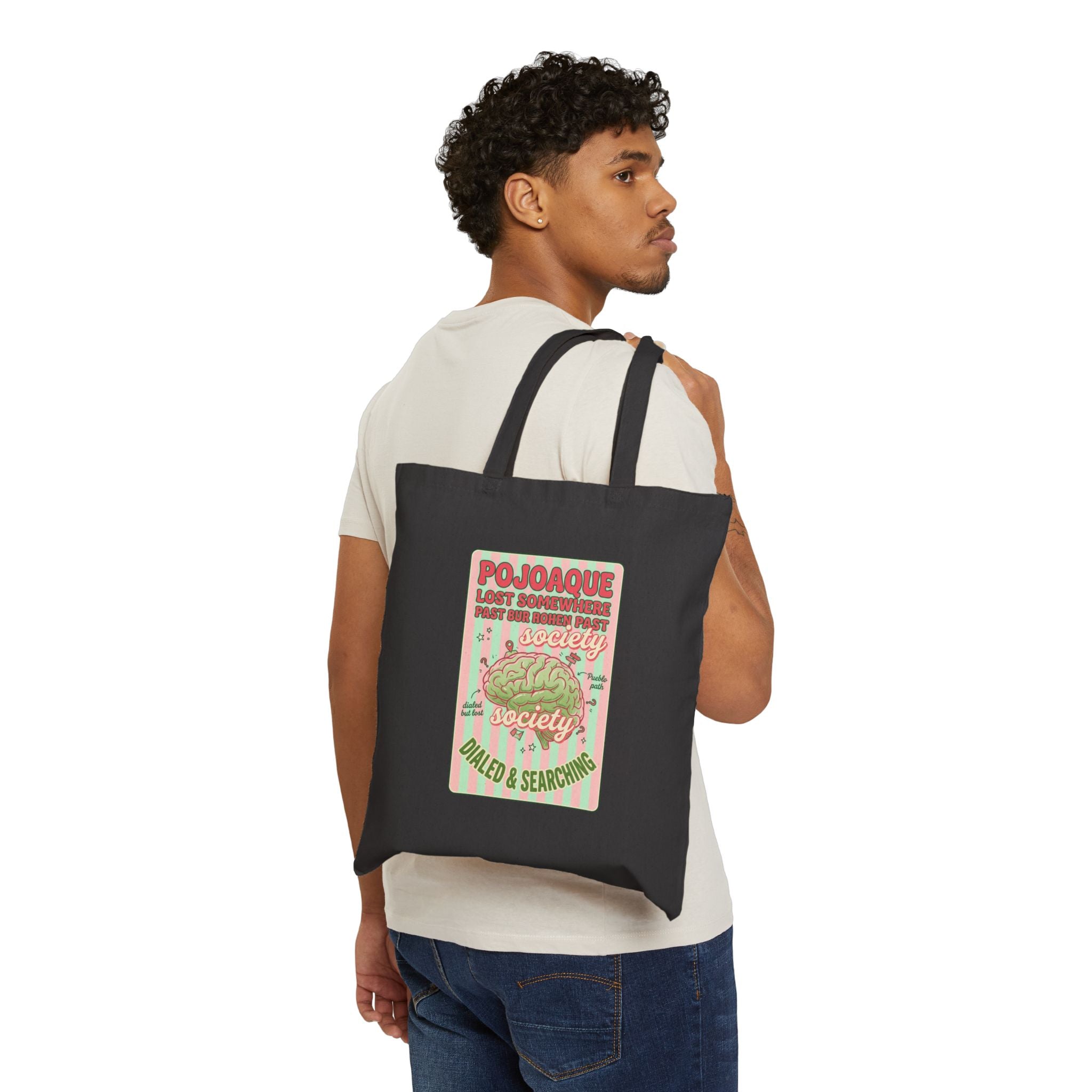 Matcha Cafe Club tote, Canvas Tote Bag | green pink matcha aesthetic