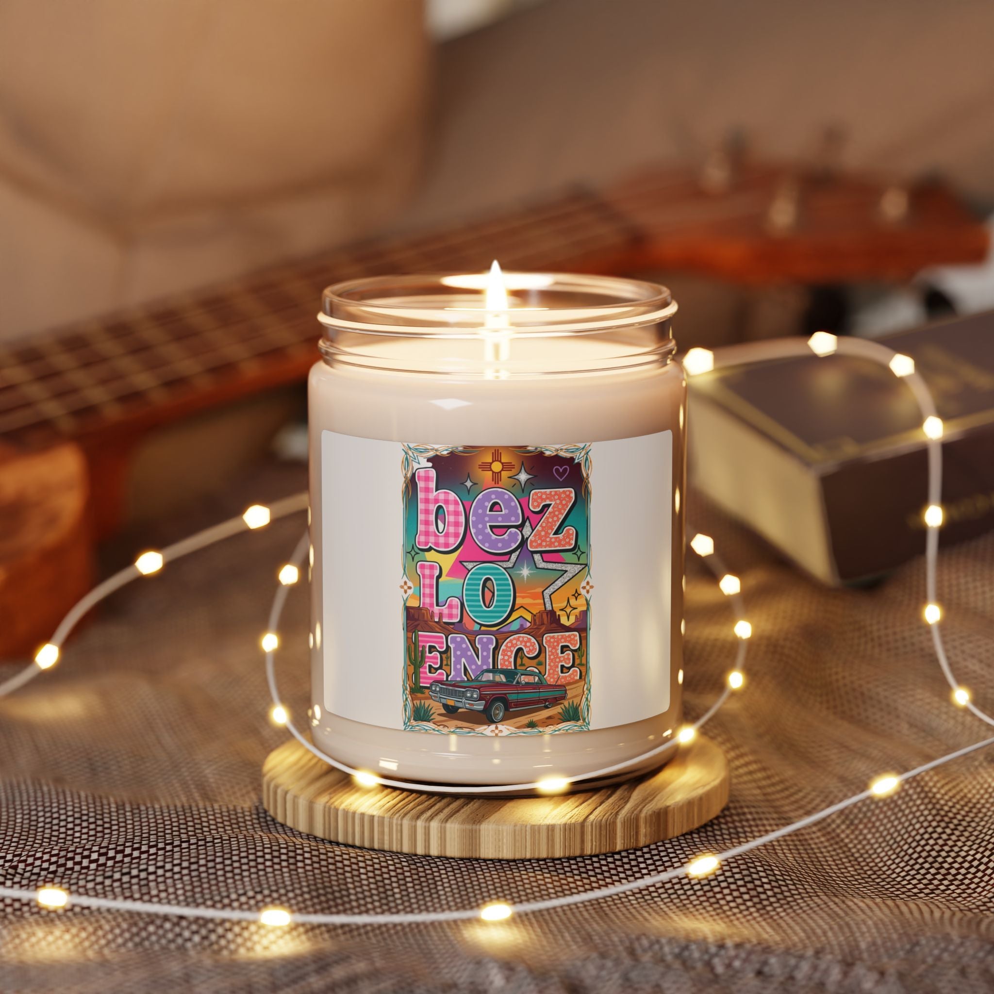 BeezLove Soy Candle — Colorful Scripture & Faith Collection