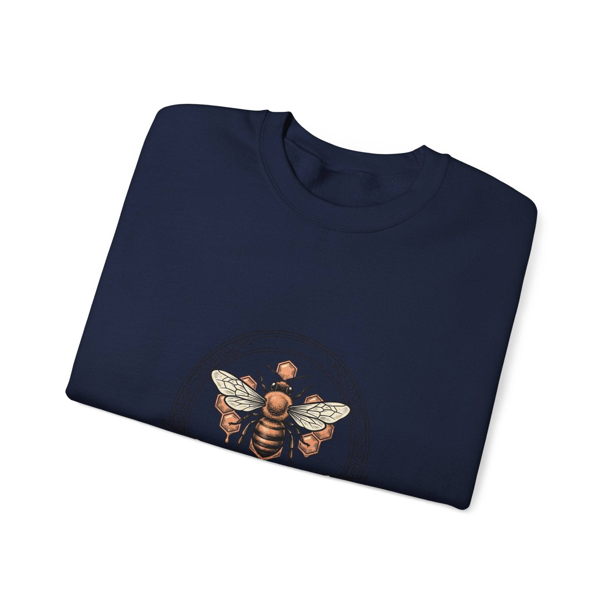 Bee Illustration Crewneck Sweatshirt | Birth Flower, Botanical Birth Month