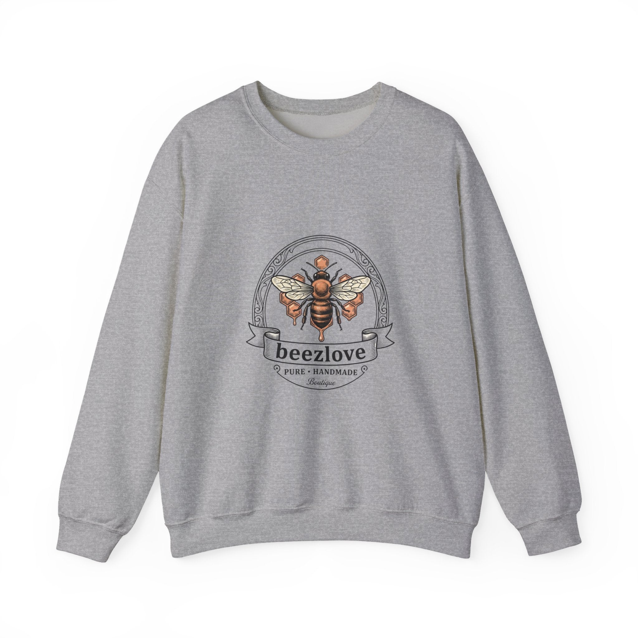 Bee Illustration Crewneck Sweatshirt | Birth Flower, Botanical Birth Month