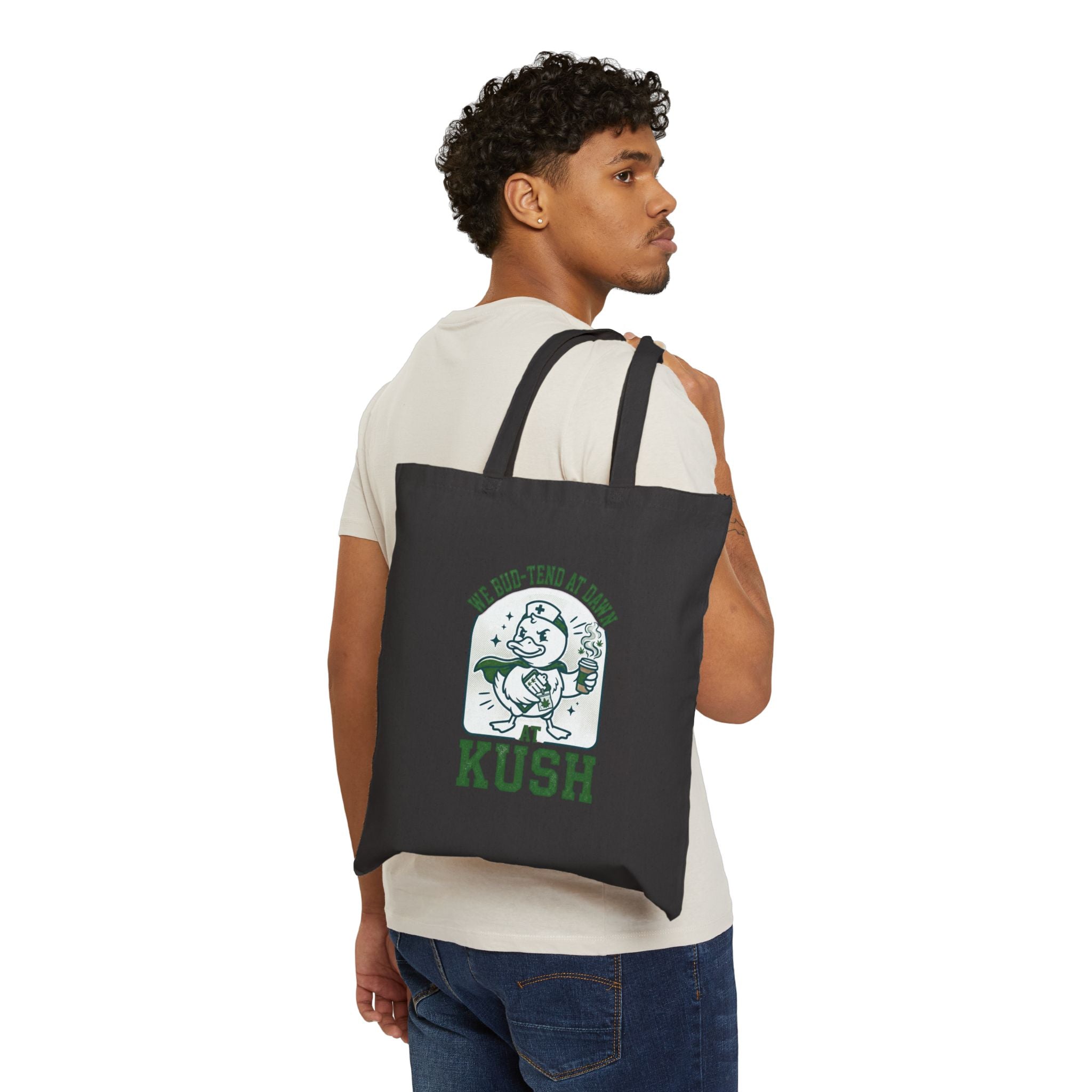 Nurse Ducks Tote, Medical Humor Canvas Tote | Cute Nursing Shift Bag