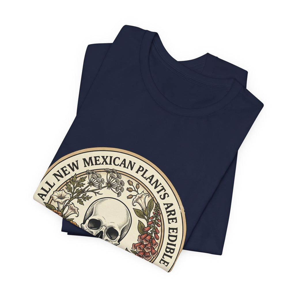 All Plants Are Edible Skull Botanical Tee | Vintage Botanical, Forager Humor