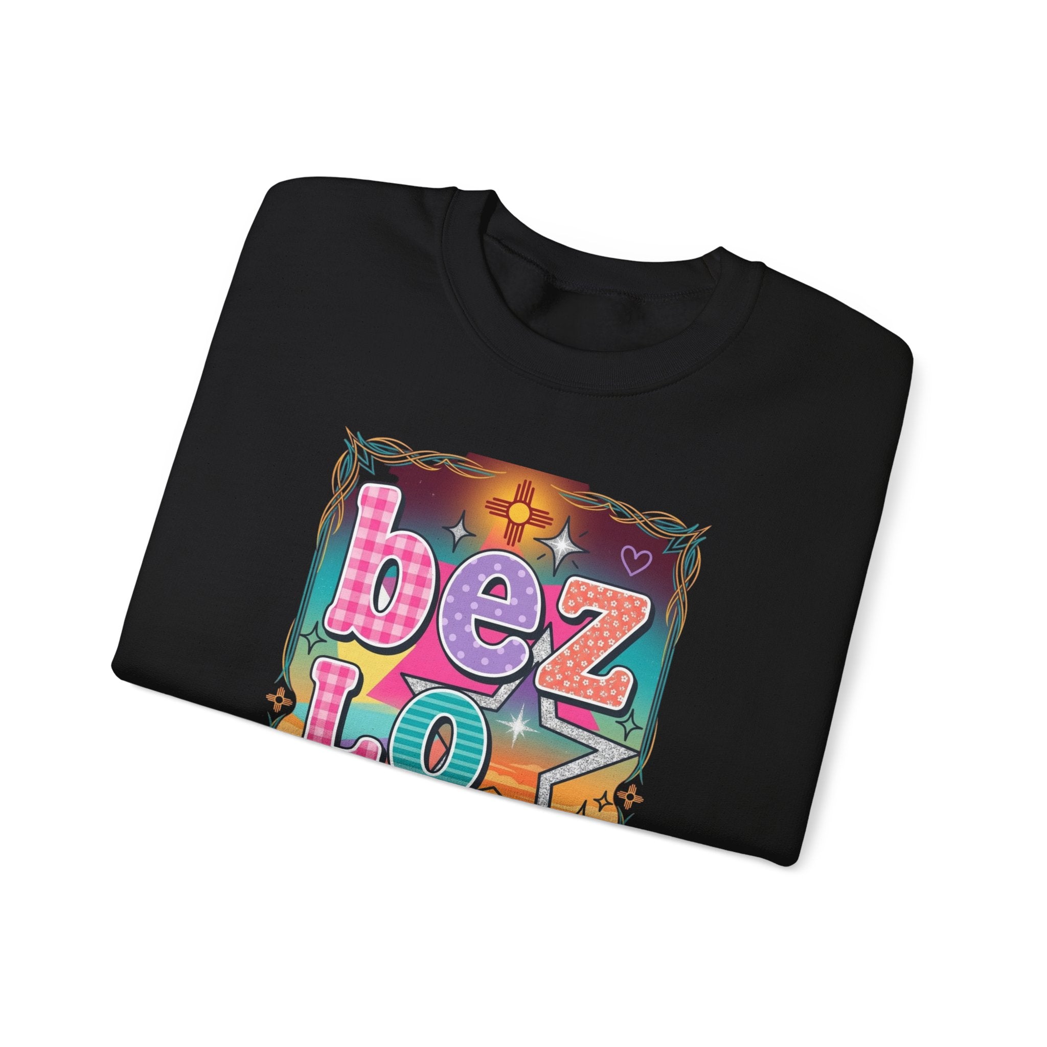 BeezLove Scripture Rainbow Crewneck — Christian Faith Sweatshirt