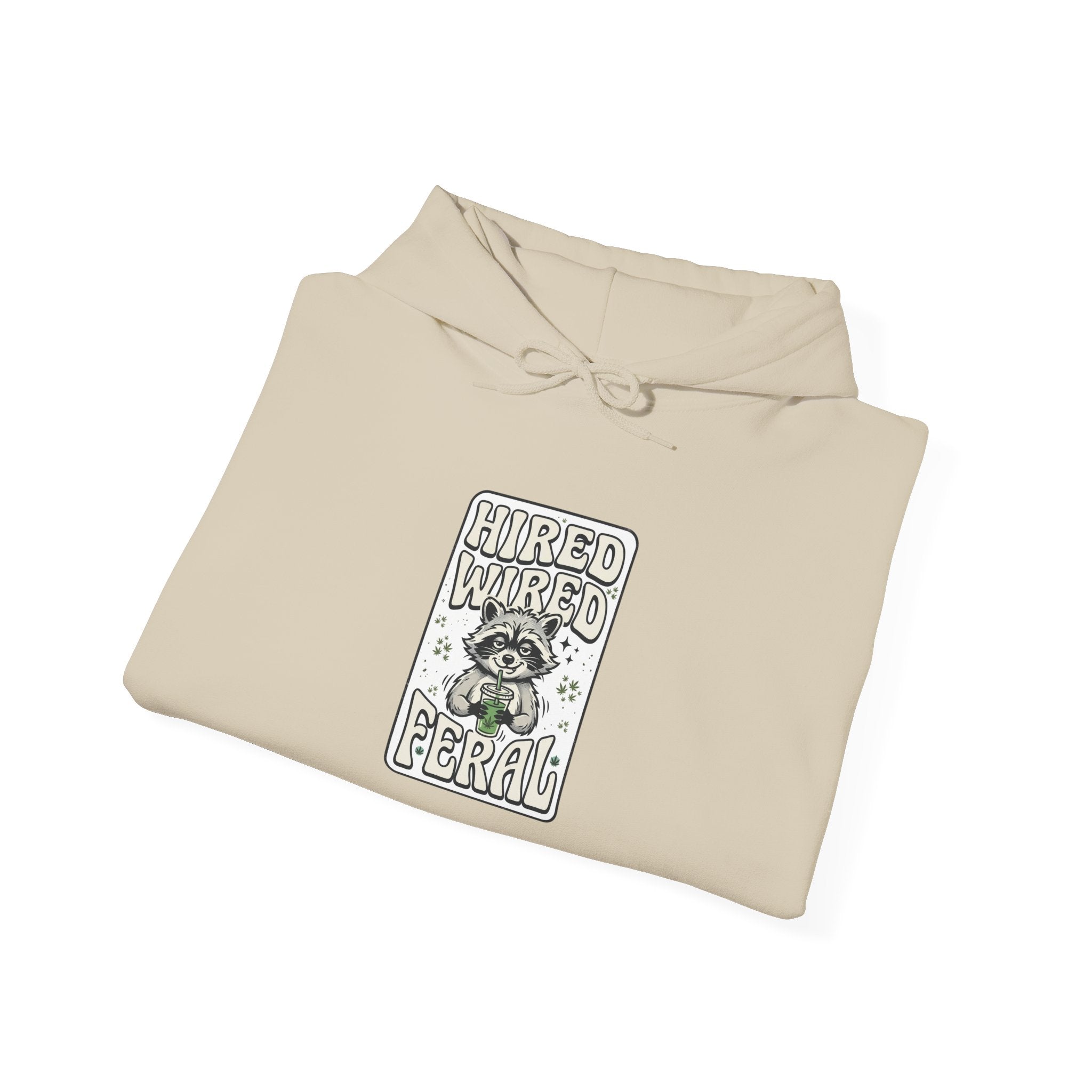 Feral Raccoon Crest Hoodie | Celestial Wilderness, Nocturnal Aesthetic
