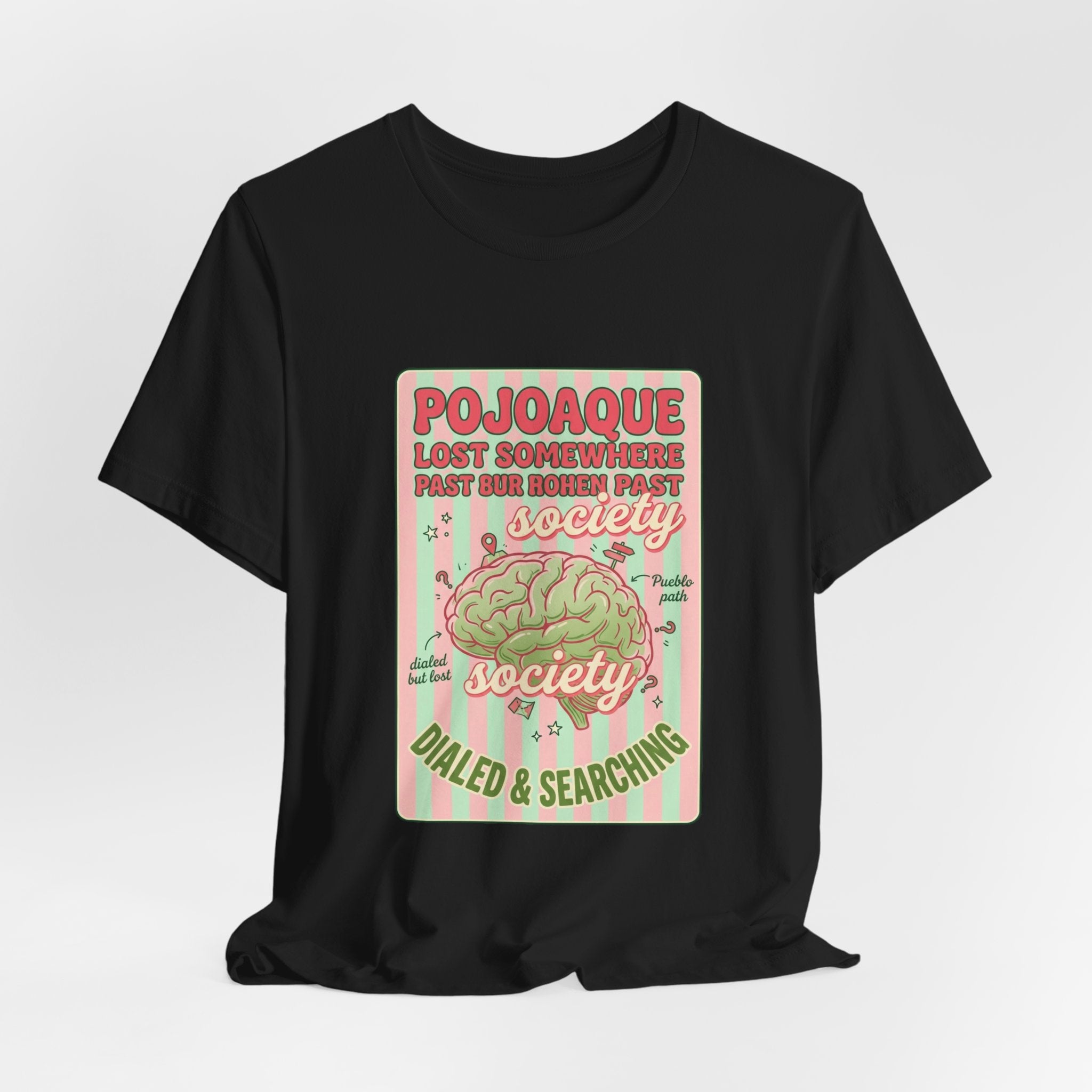 Matcha Aesthetic Brain Latte Tee | Matcha Girl Cafe Graphic T-Shirt