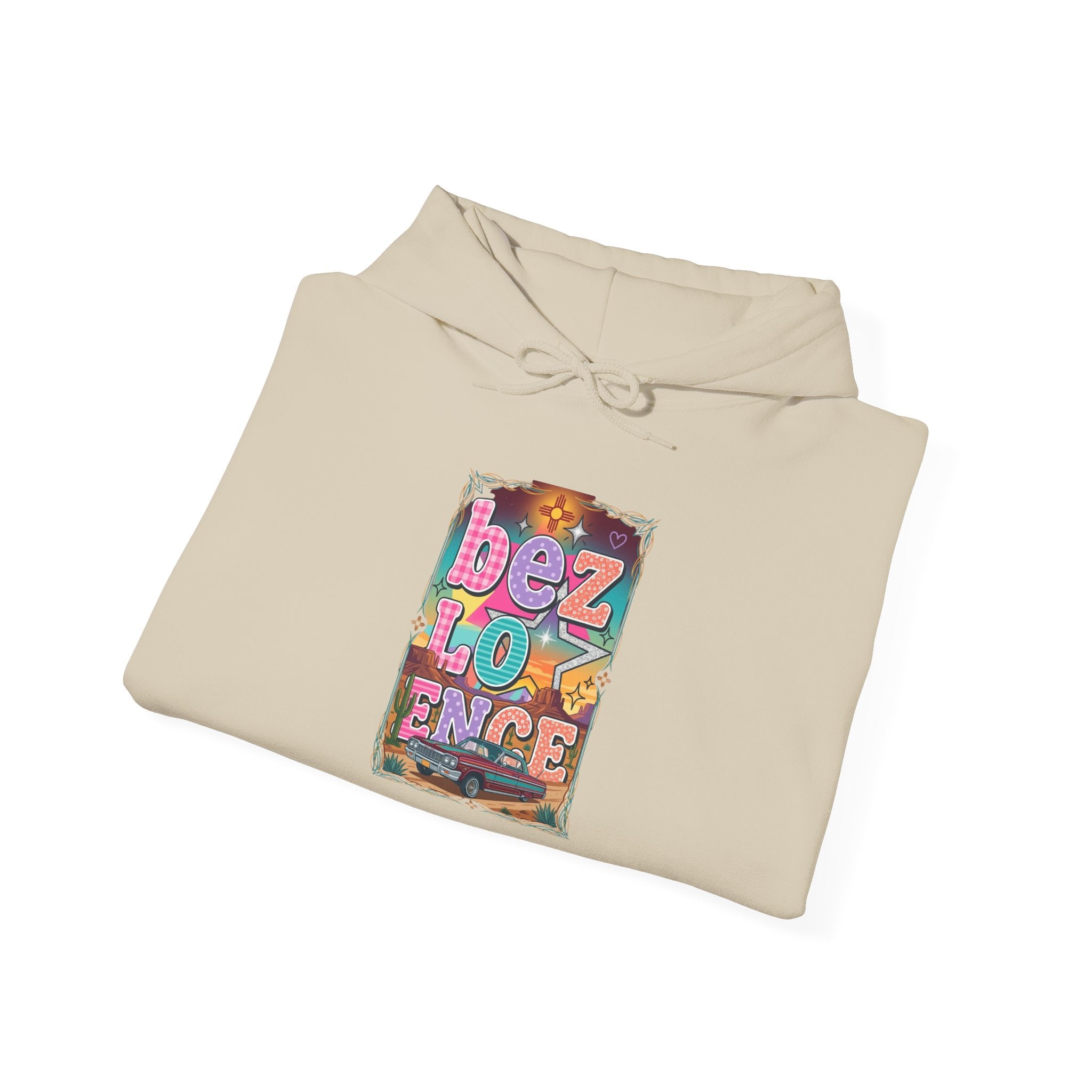 BeezLove Scripture Rainbow Hoodie — Christian Faith Sweatshirt