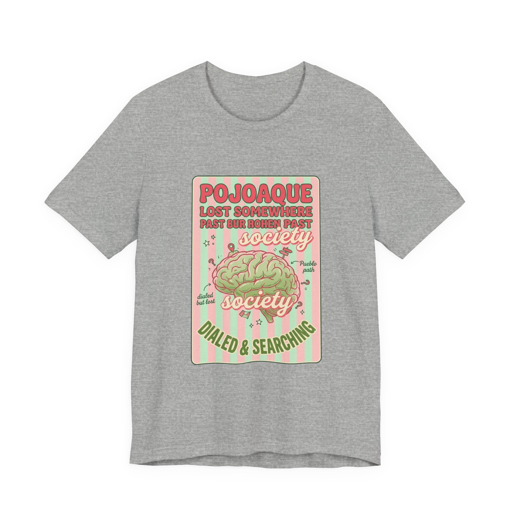 Matcha Aesthetic Brain Latte Tee | Matcha Girl Cafe Graphic T-Shirt