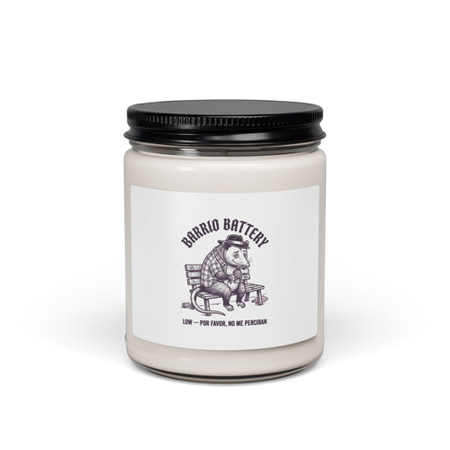 Anxious Armadillo Candle, Soy Jar | Anxious Animal Humor, Calming Scent