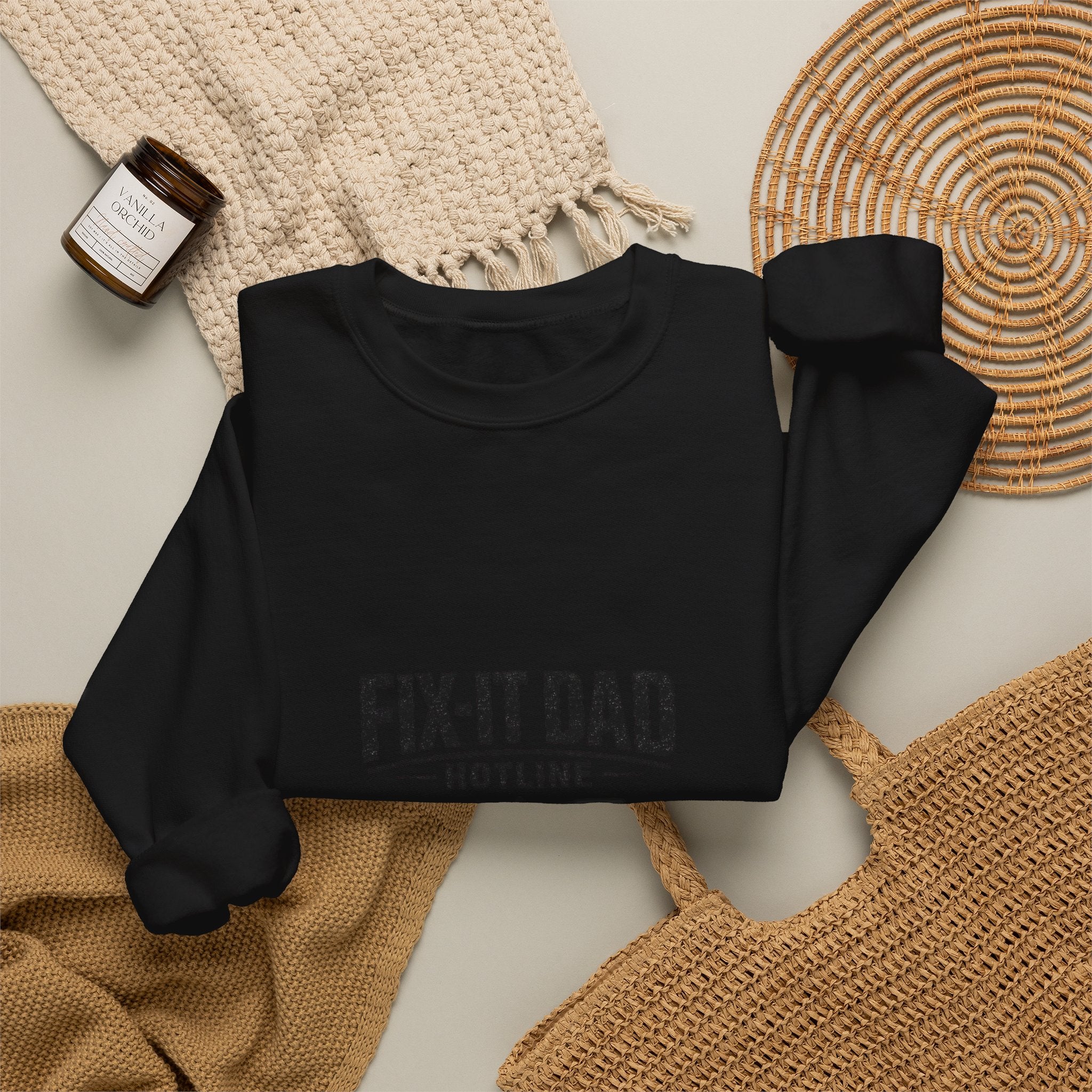 Fix-It Dad Hotline Sweatshirt | Dad Identity, Vintage Typography