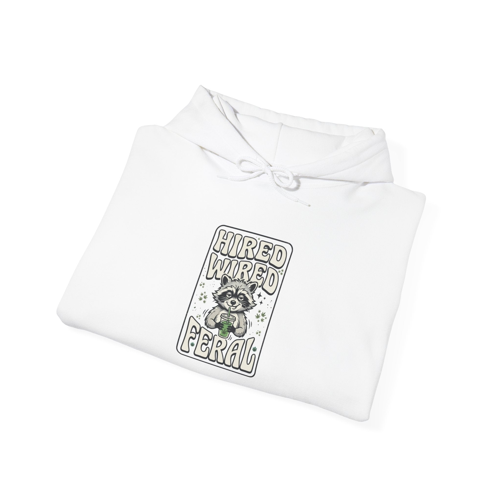 Feral Raccoon Crest Hoodie | Celestial Wilderness, Nocturnal Aesthetic