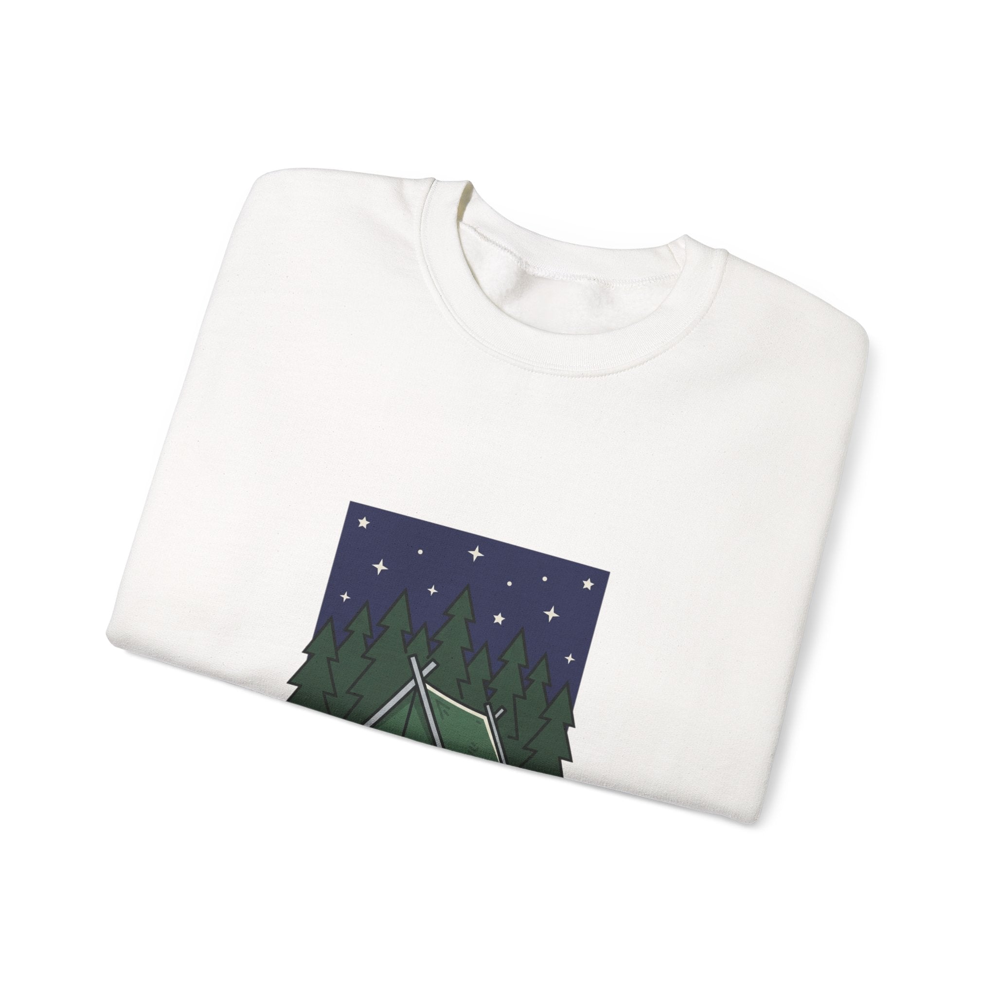 Camp Tent Illustration Sweatshirt | English Teacher Wedding, School Community