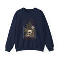 All Plants Are Edible Crewneck Sweatshirt | Vintage Botanical Skull, Dark Nature Humor