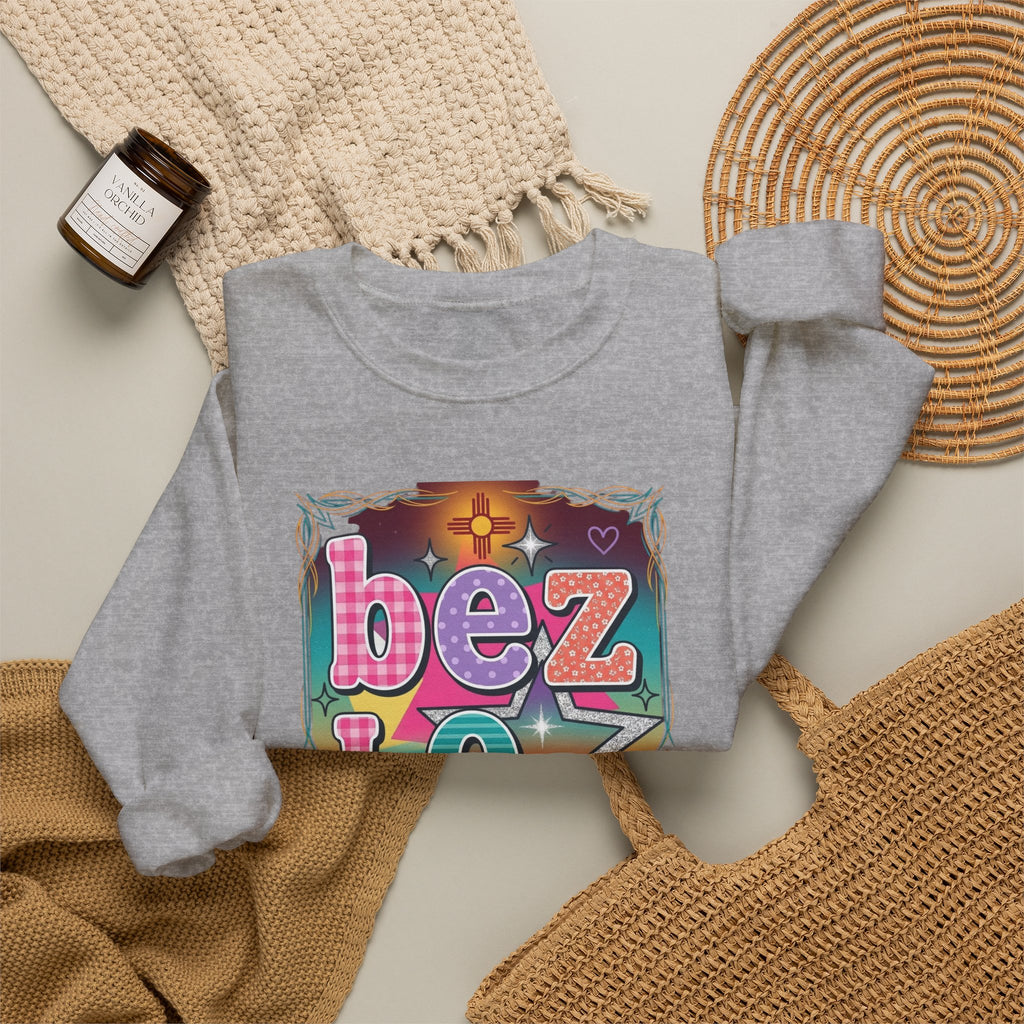BeezLove Scripture Rainbow Crewneck — Christian Faith Sweatshirt