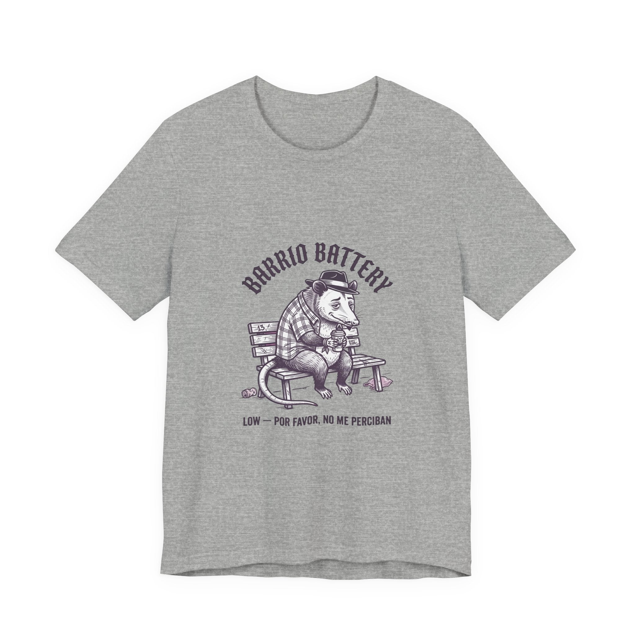 Anxious Armadillo Illustration Tee | Anxious Animal Humor, Cute Anxiety Graphic