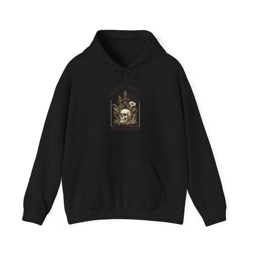 All Plants Are Edible Hoodie | Vintage Botanical Illustration, Dark Nature Humor