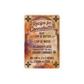 Cannabutter Recipe Sticker | Democracy & Civic Courage floral red-blue vibe
