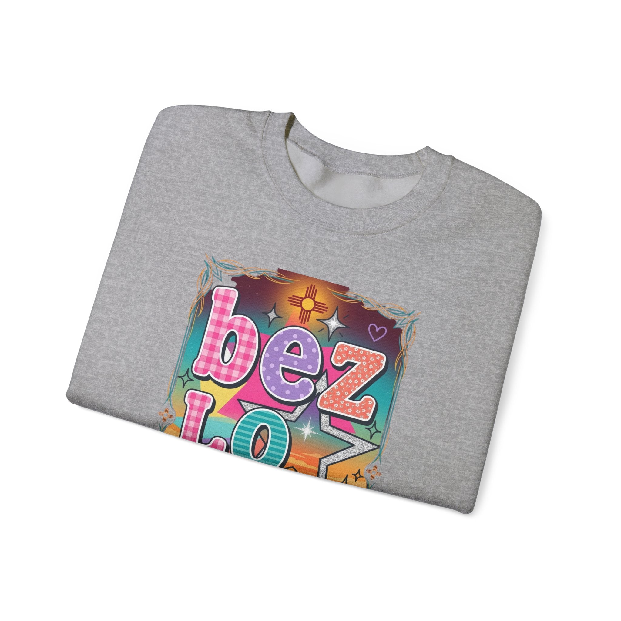 BeezLove Scripture Rainbow Crewneck — Christian Faith Sweatshirt
