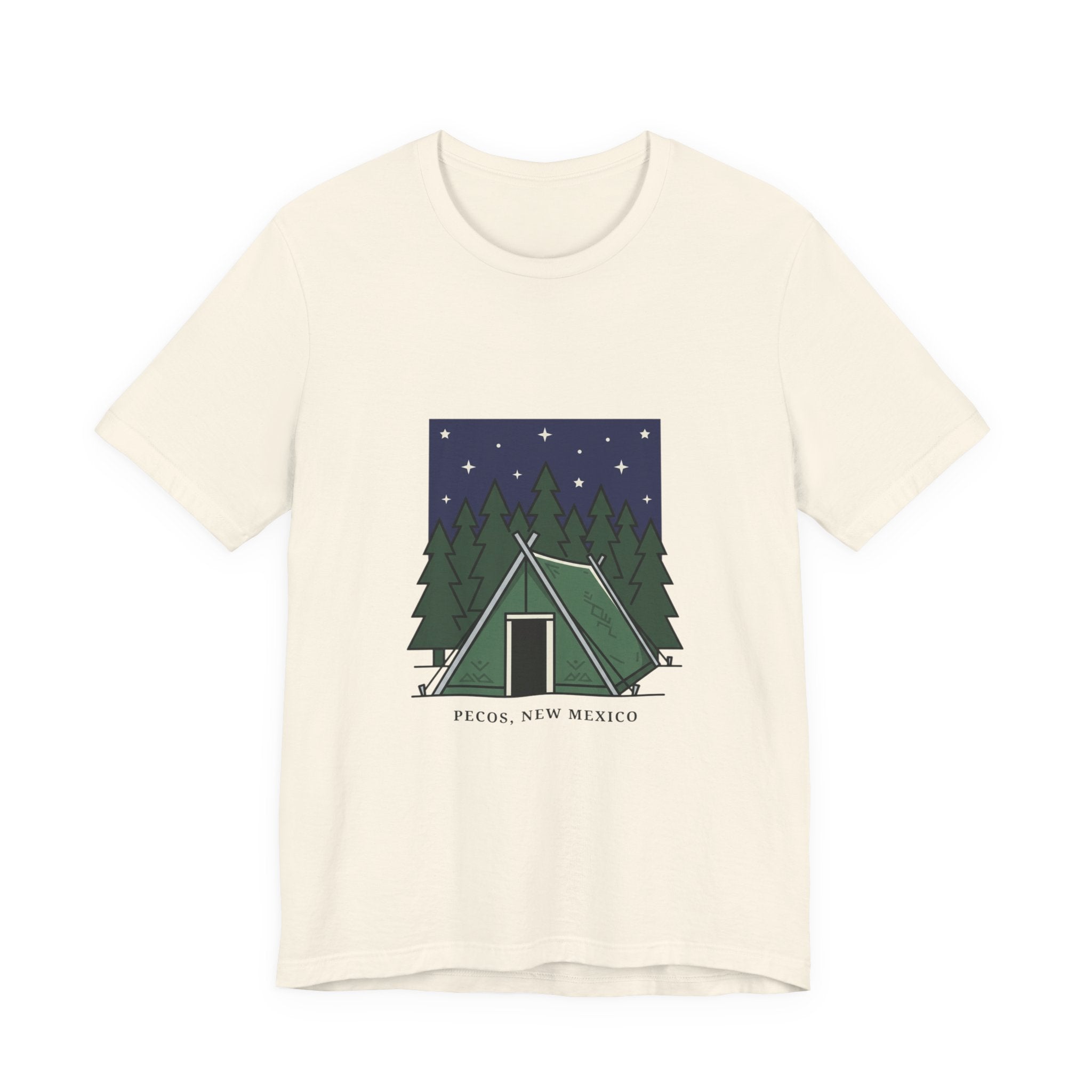Camping Tent Illustration Tee | Teacher Wedding, School Community