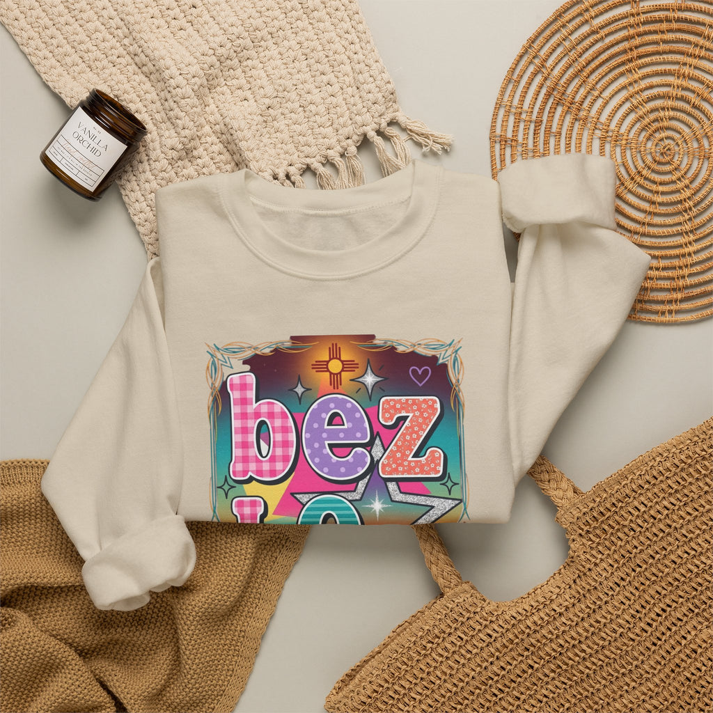 BeezLove Scripture Rainbow Crewneck — Christian Faith Sweatshirt