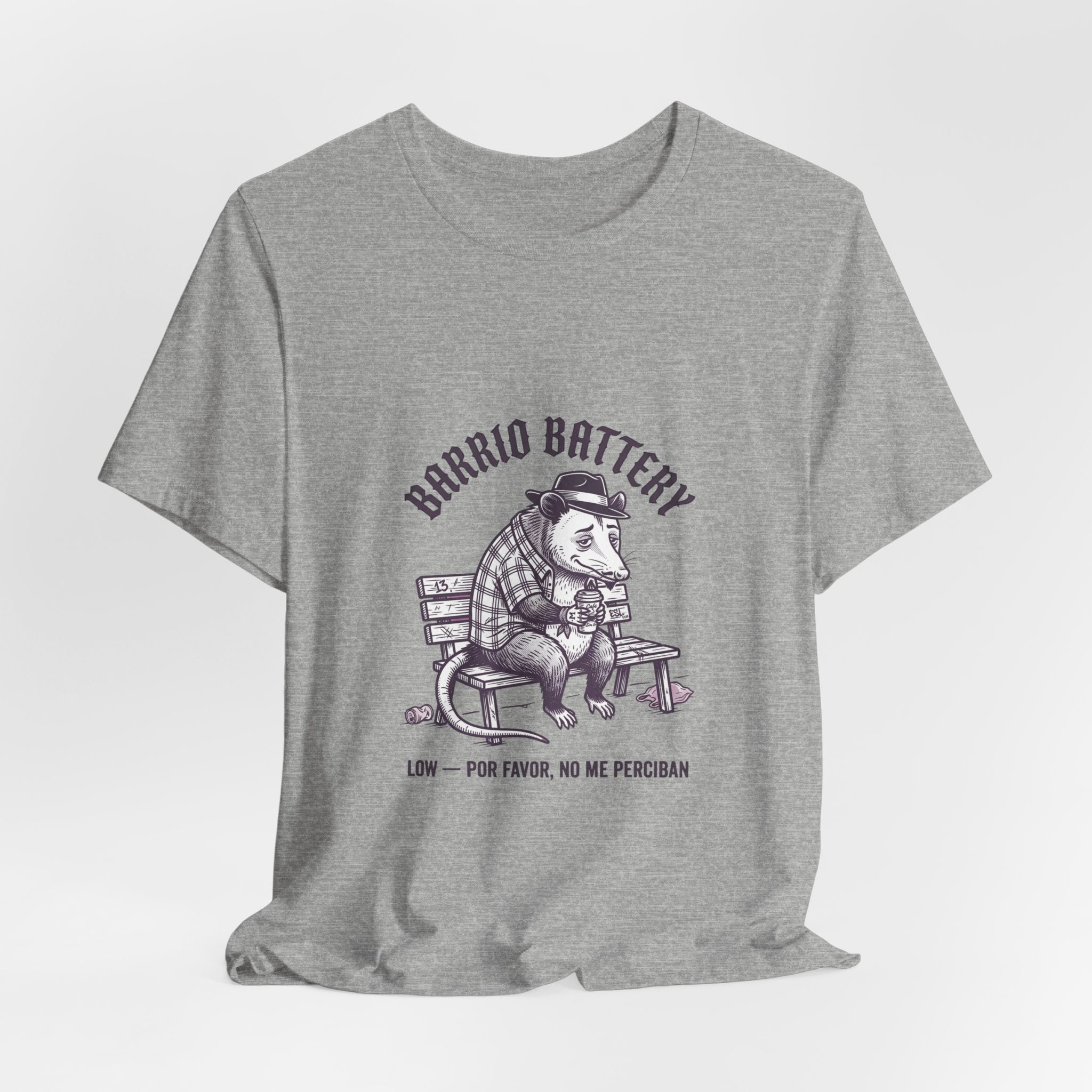 Anxious Armadillo Illustration Tee | Anxious Animal Humor, Cute Anxiety Graphic