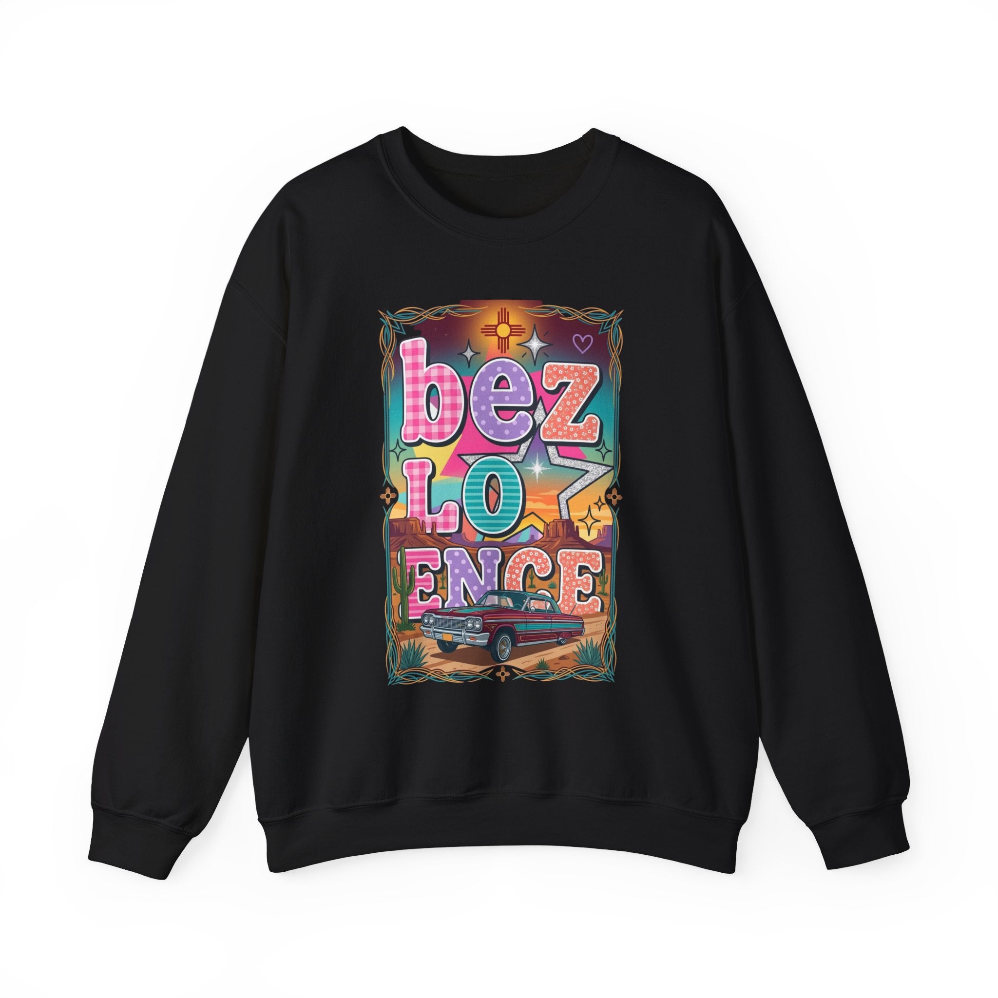 BeezLove Scripture Rainbow Crewneck — Christian Faith Sweatshirt