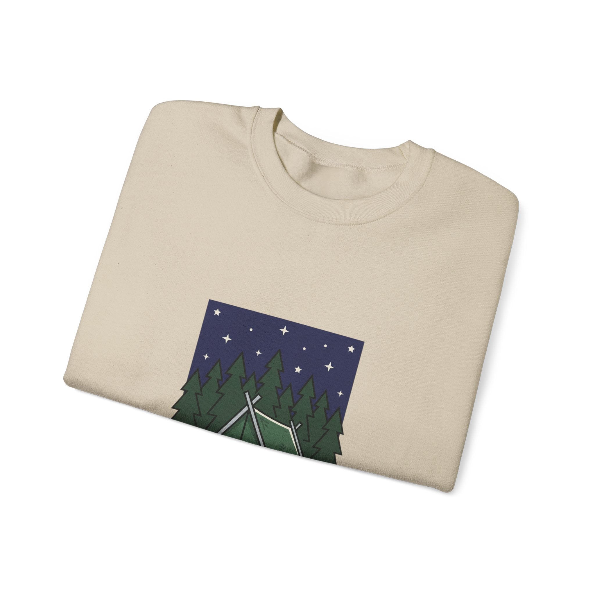 Camp Tent Illustration Sweatshirt | English Teacher Wedding, School Community