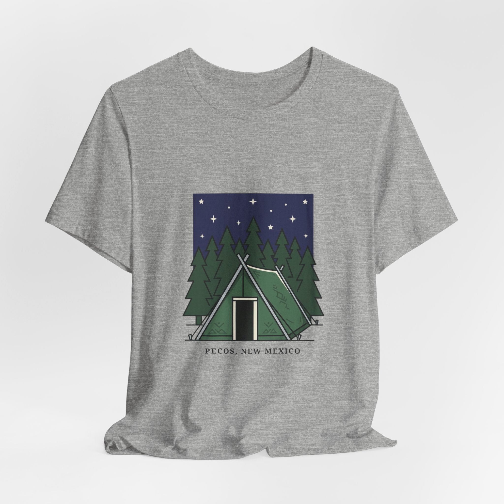 Camping Tent Illustration Tee | Teacher Wedding, School Community