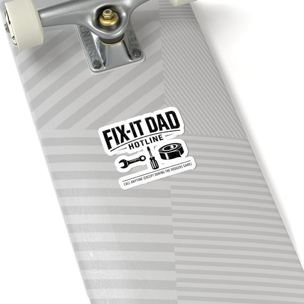 Fix-It Dad Hotline Sticker | Dad Identity, Vintage Tool Typography