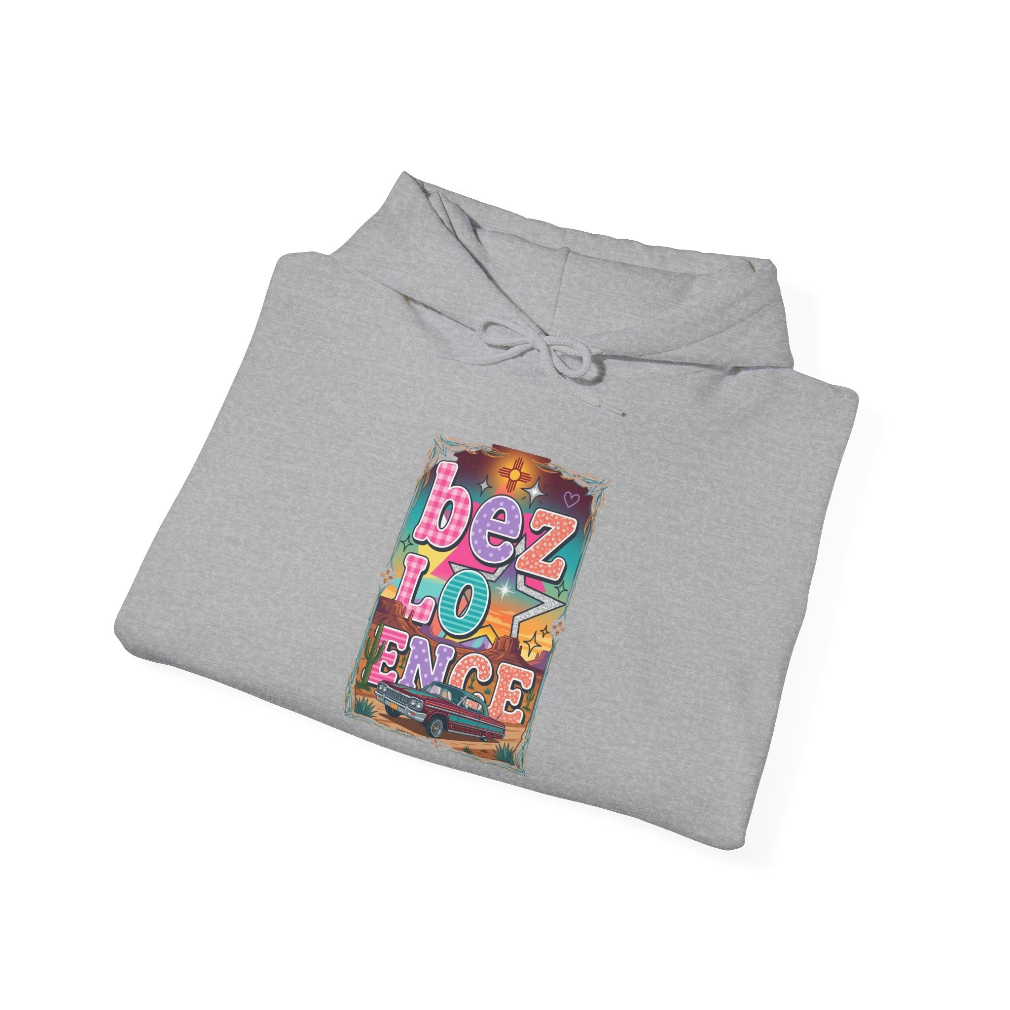 BeezLove Scripture Rainbow Hoodie — Christian Faith Sweatshirt