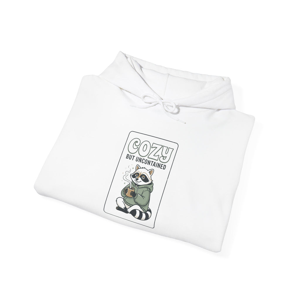 Feral Raccoon Nightforest Hoodie | Celestial Wilderness, Trash-Panda Aesthetic
