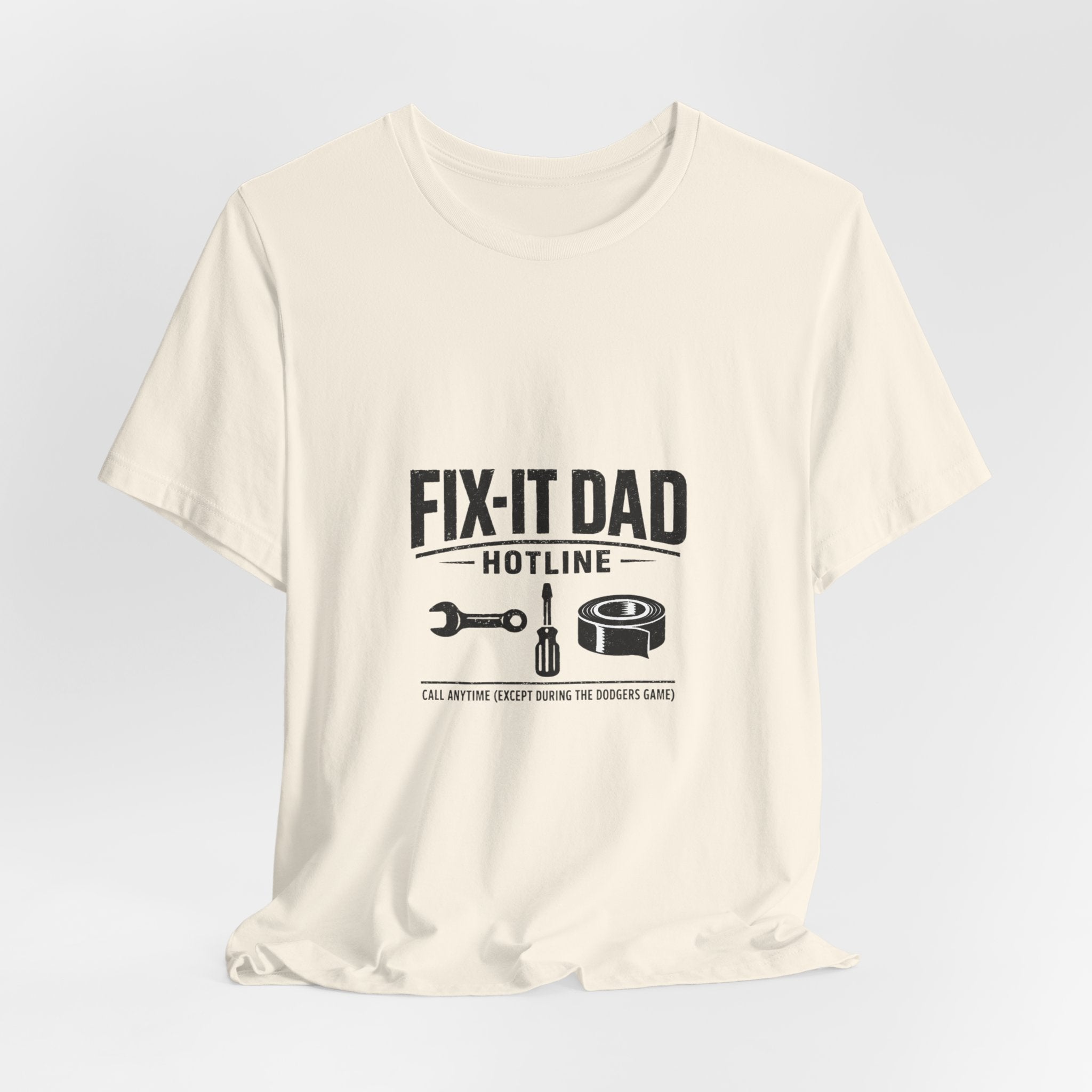 Fix-It Dad Hotline T-Shirt | Dad Identity vintage typography, streetwear tee
