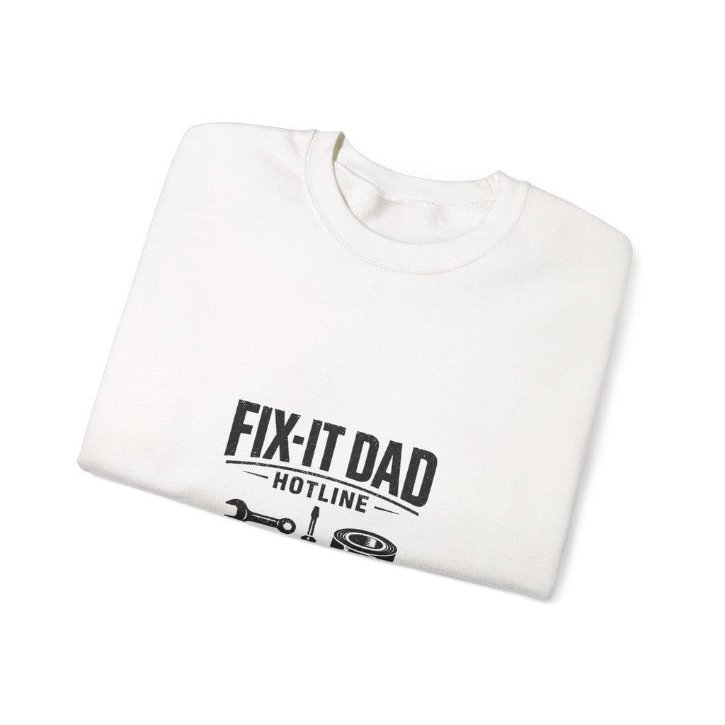 Fix-It Dad Hotline Sweatshirt | Dad Identity, Vintage Typography