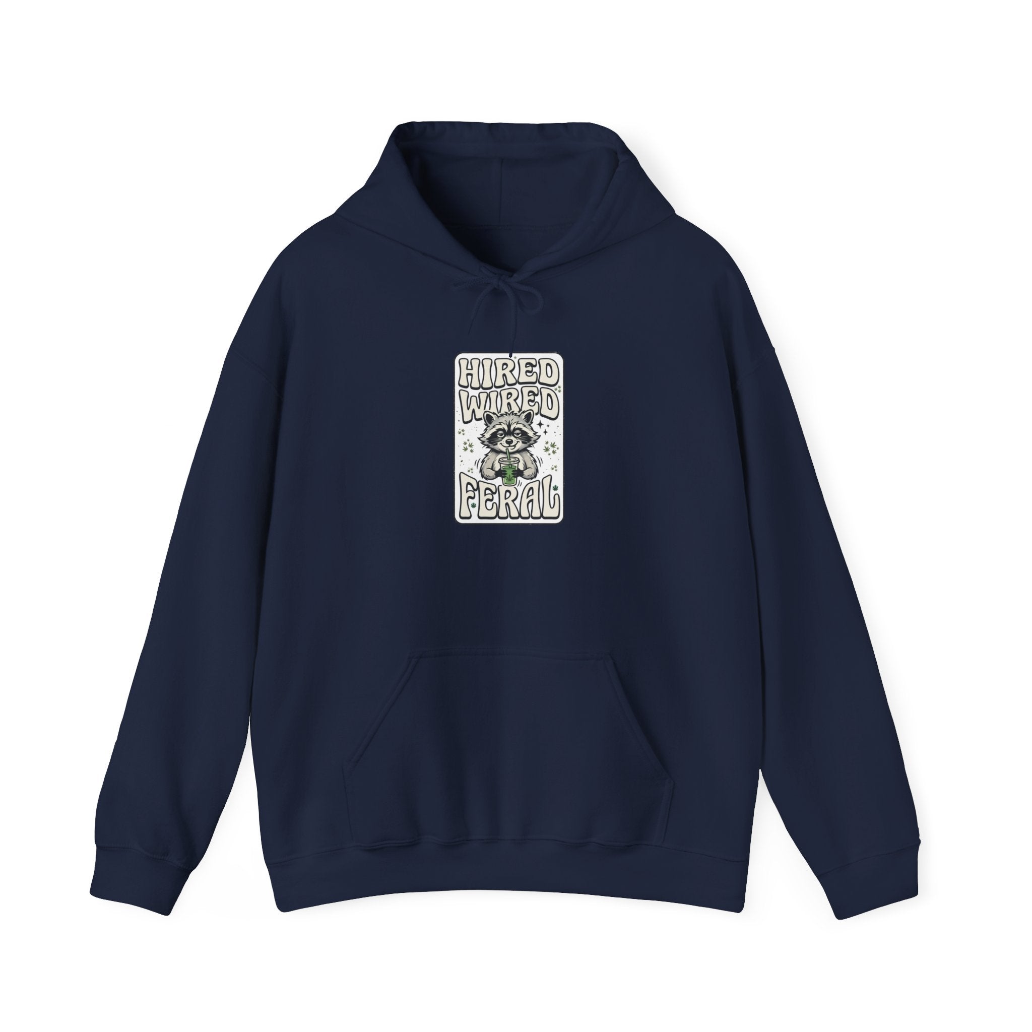Feral Raccoon Crest Hoodie | Celestial Wilderness, Nocturnal Aesthetic