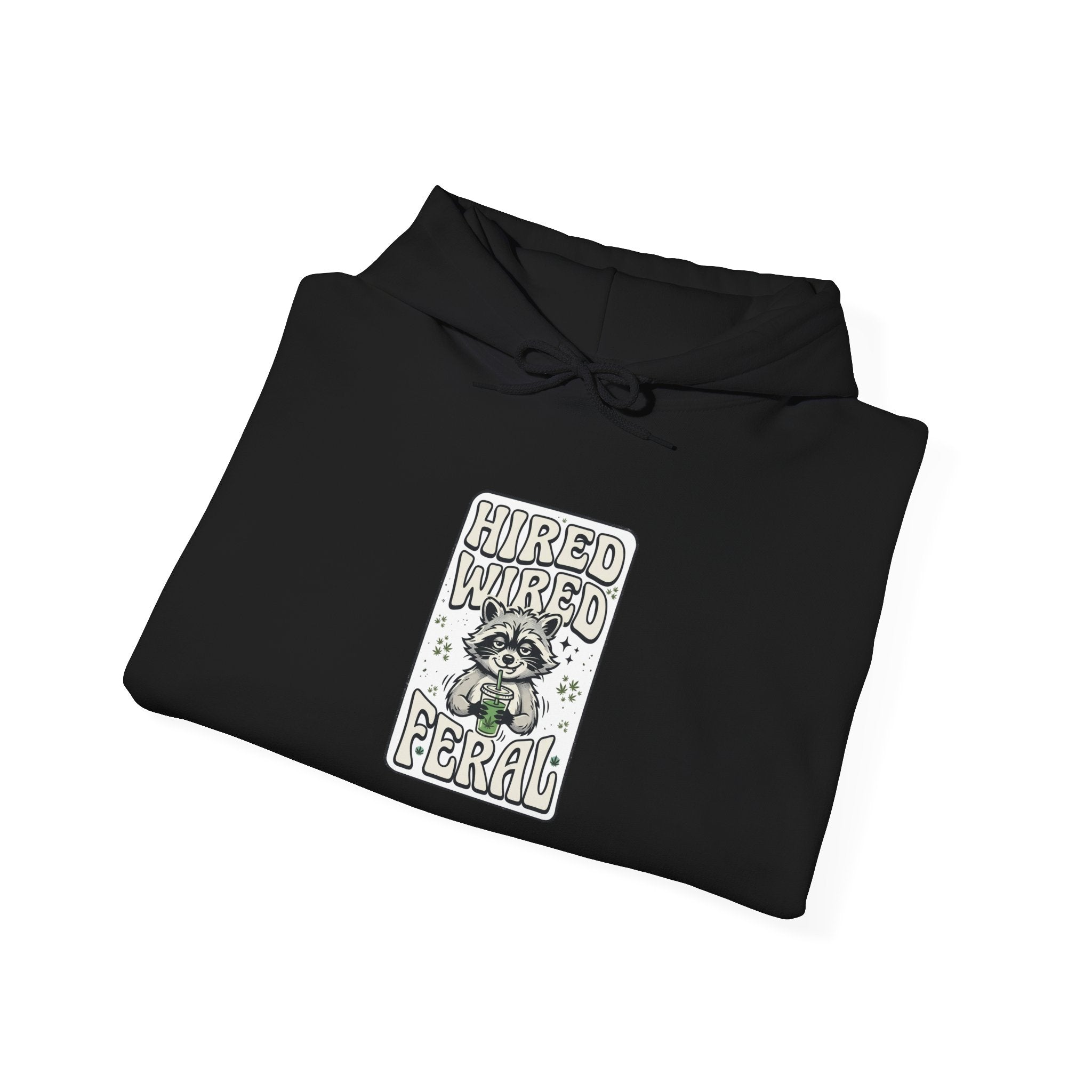 Feral Raccoon Crest Hoodie | Celestial Wilderness, Nocturnal Aesthetic