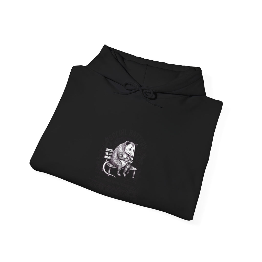 Anxious Animal Cartoon Hoodie | Cute Anxiety Humor Sweatshirt