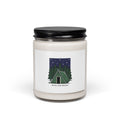 Camping Tent Illustration Candle | Soy 9oz, School Wedding Keepsake