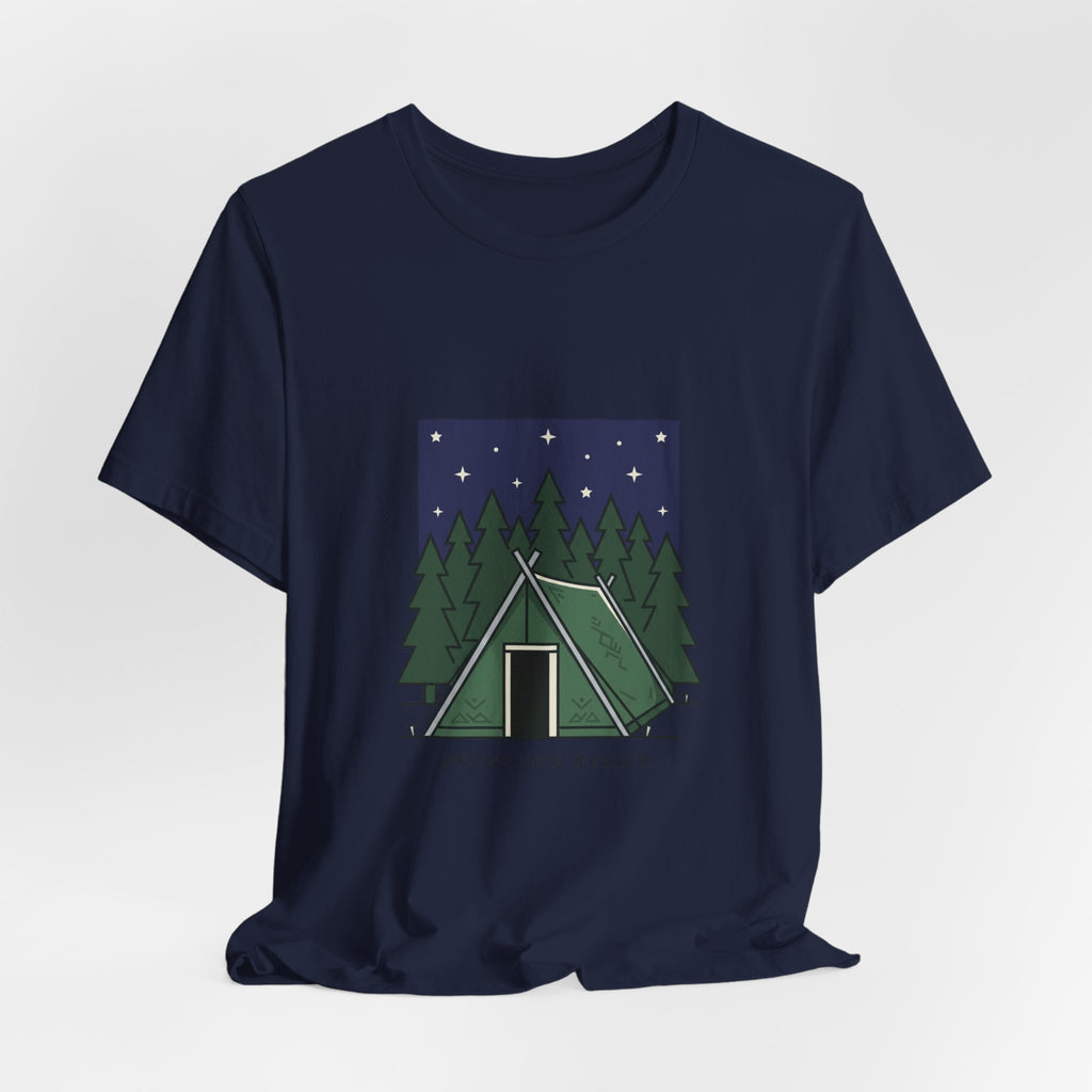 Camping Tent Illustration Tee | Teacher Wedding, School Community